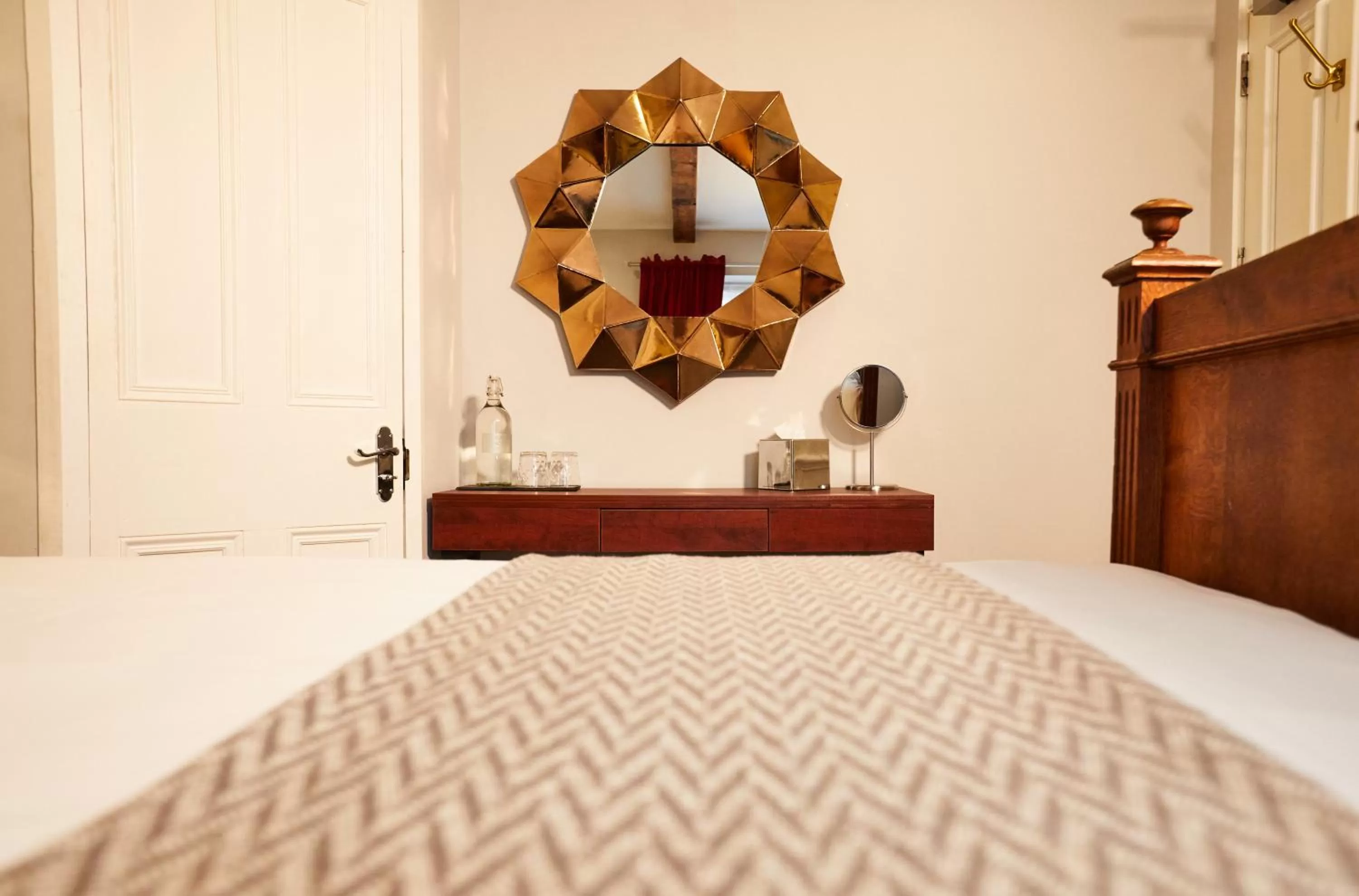 Decorative detail, Bed in The Lawrence