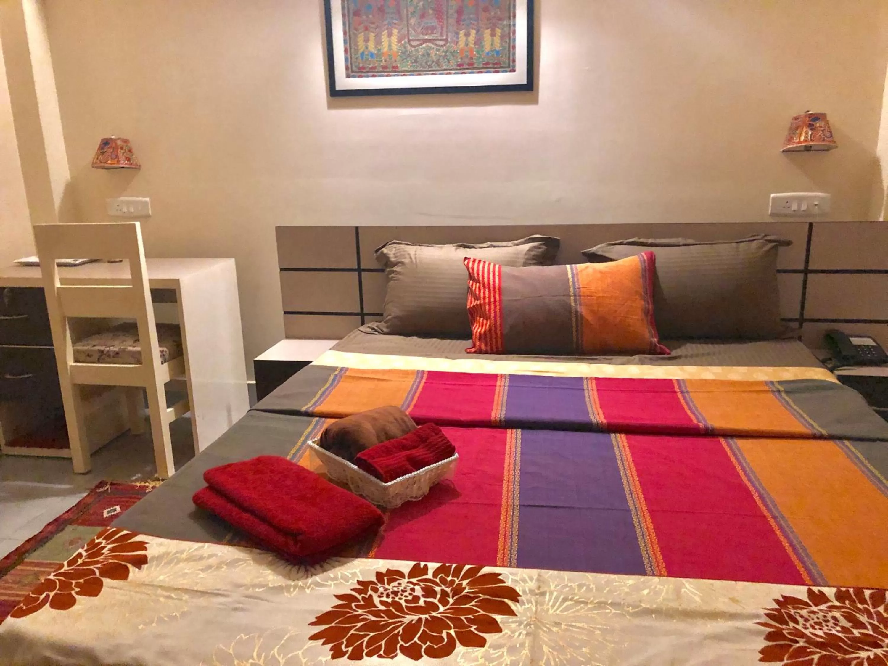 Bed in Bougainvillea