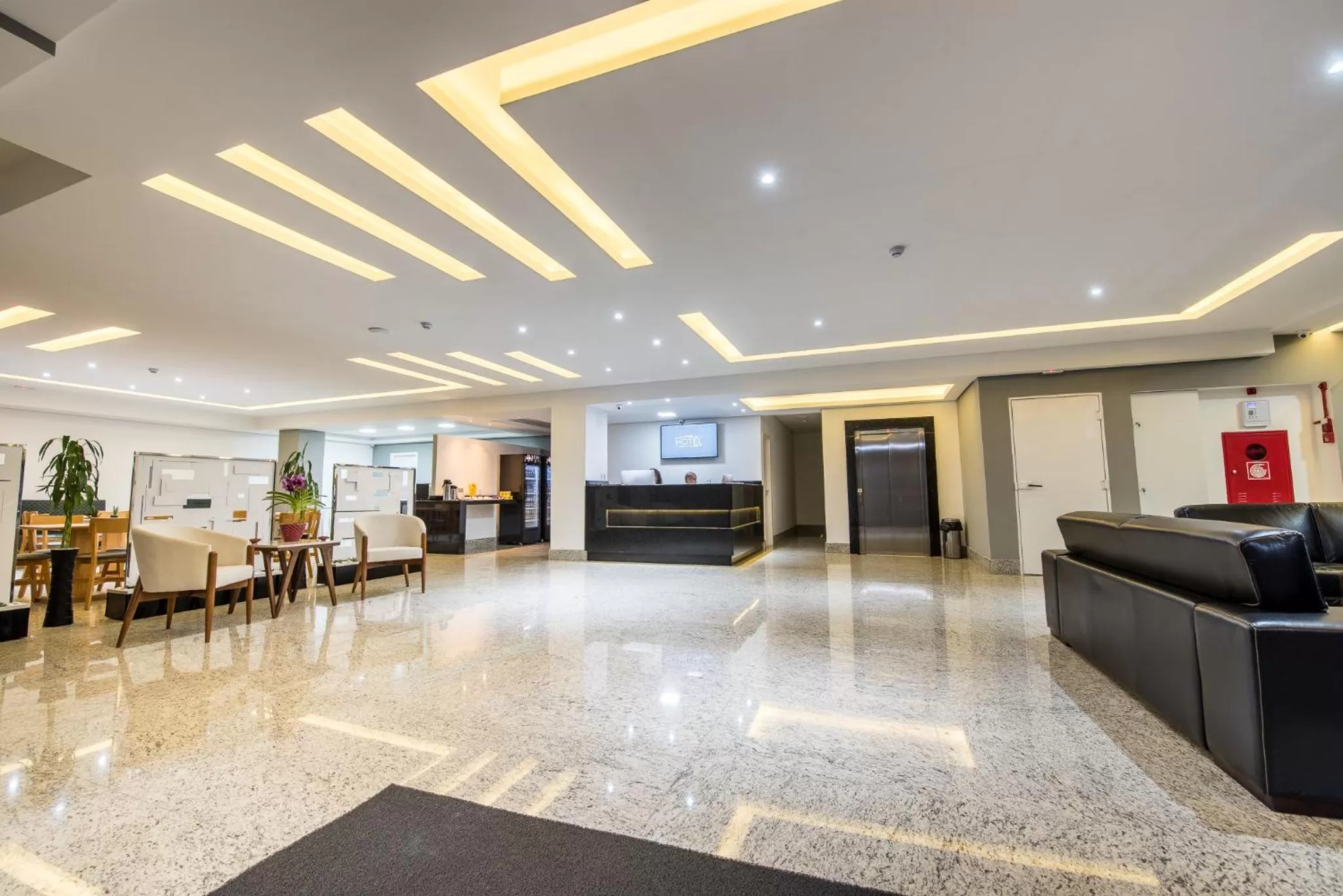 Lobby or reception in Prime Hotel Ponta Porã