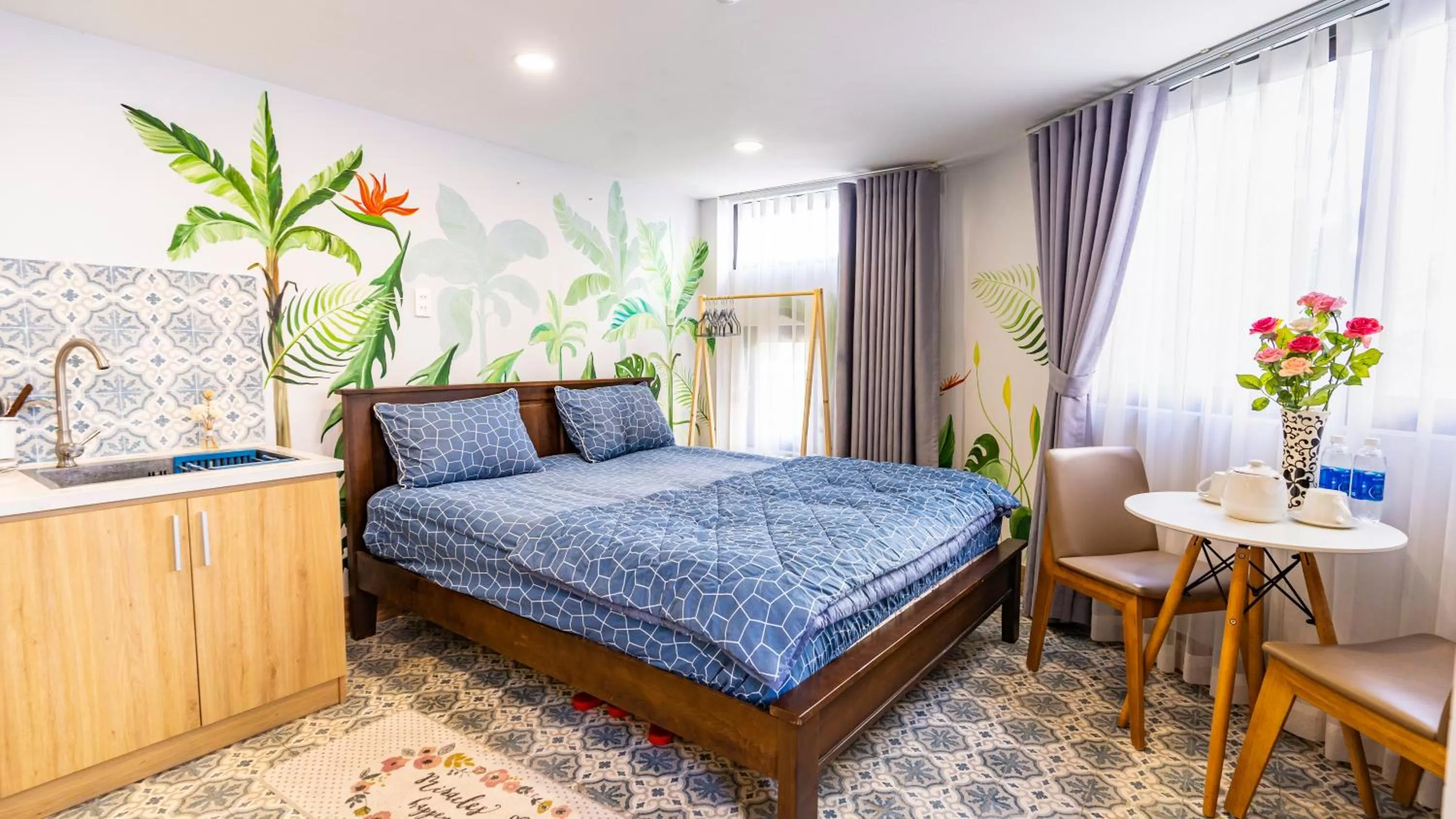 Bed in Cherry Apartment - Thao Dien Centre