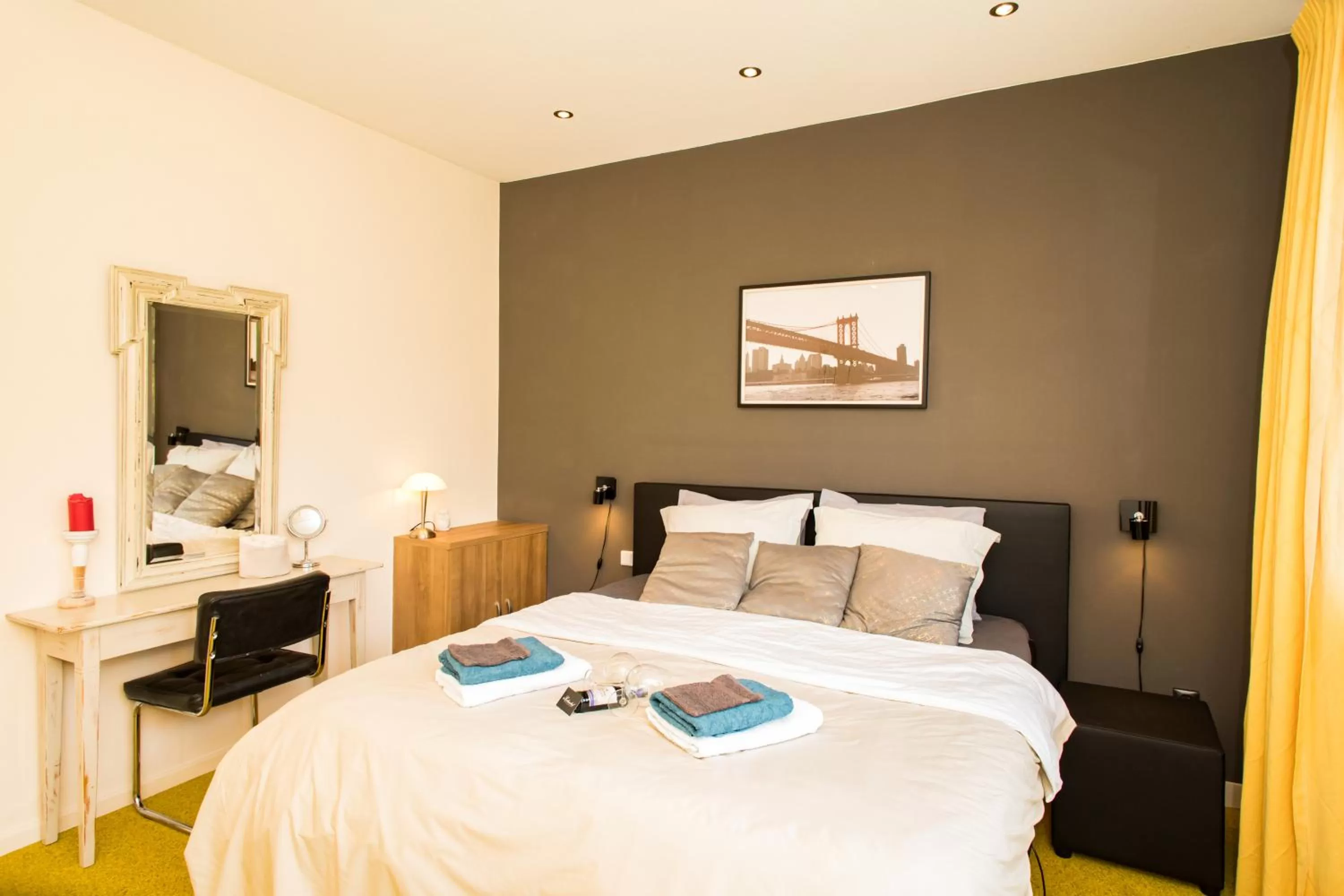 Bed in Luxe B&B Het Colmerhof