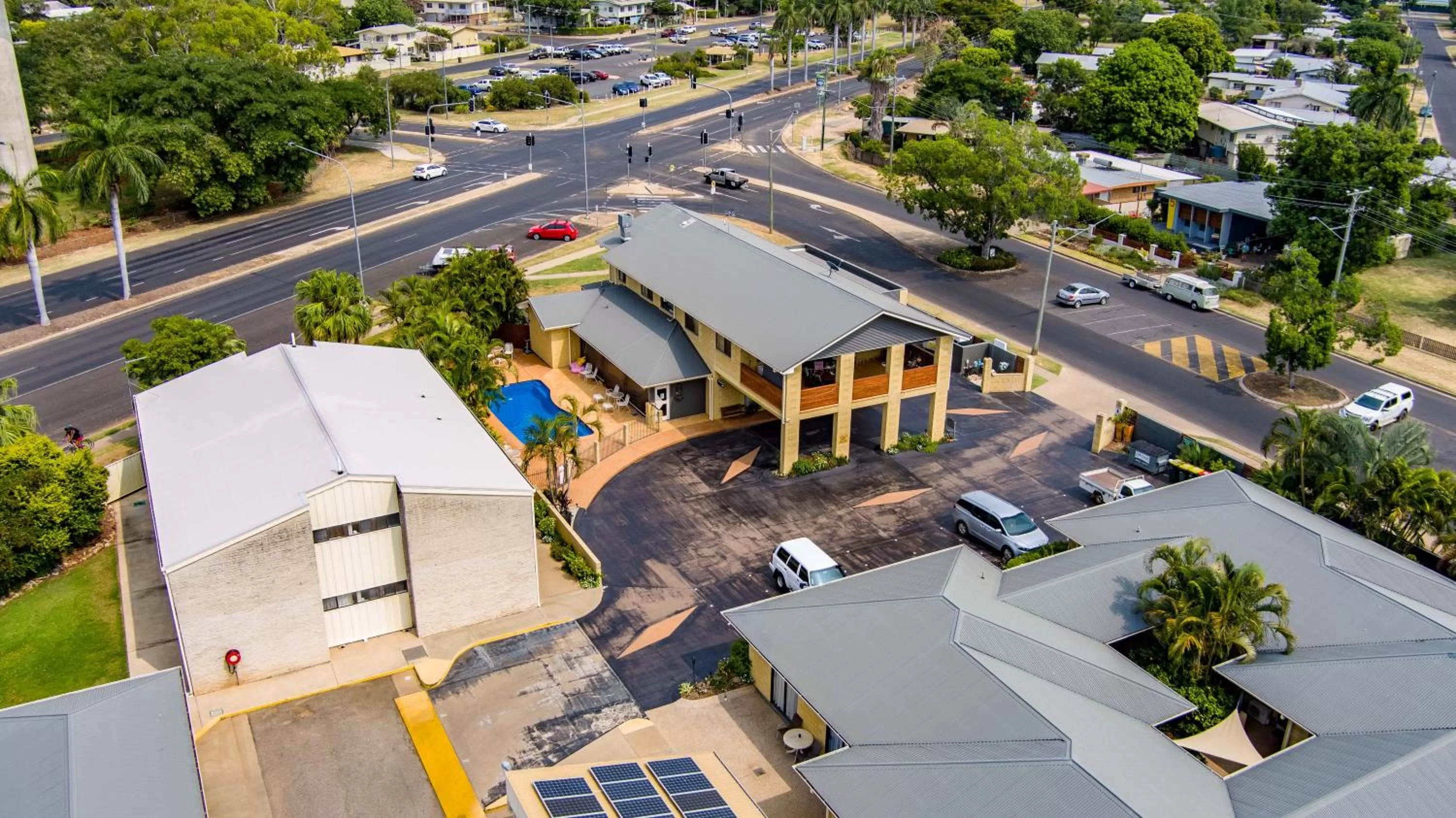 Bird's-eye View in Emerald Gardens Motel & Apartments