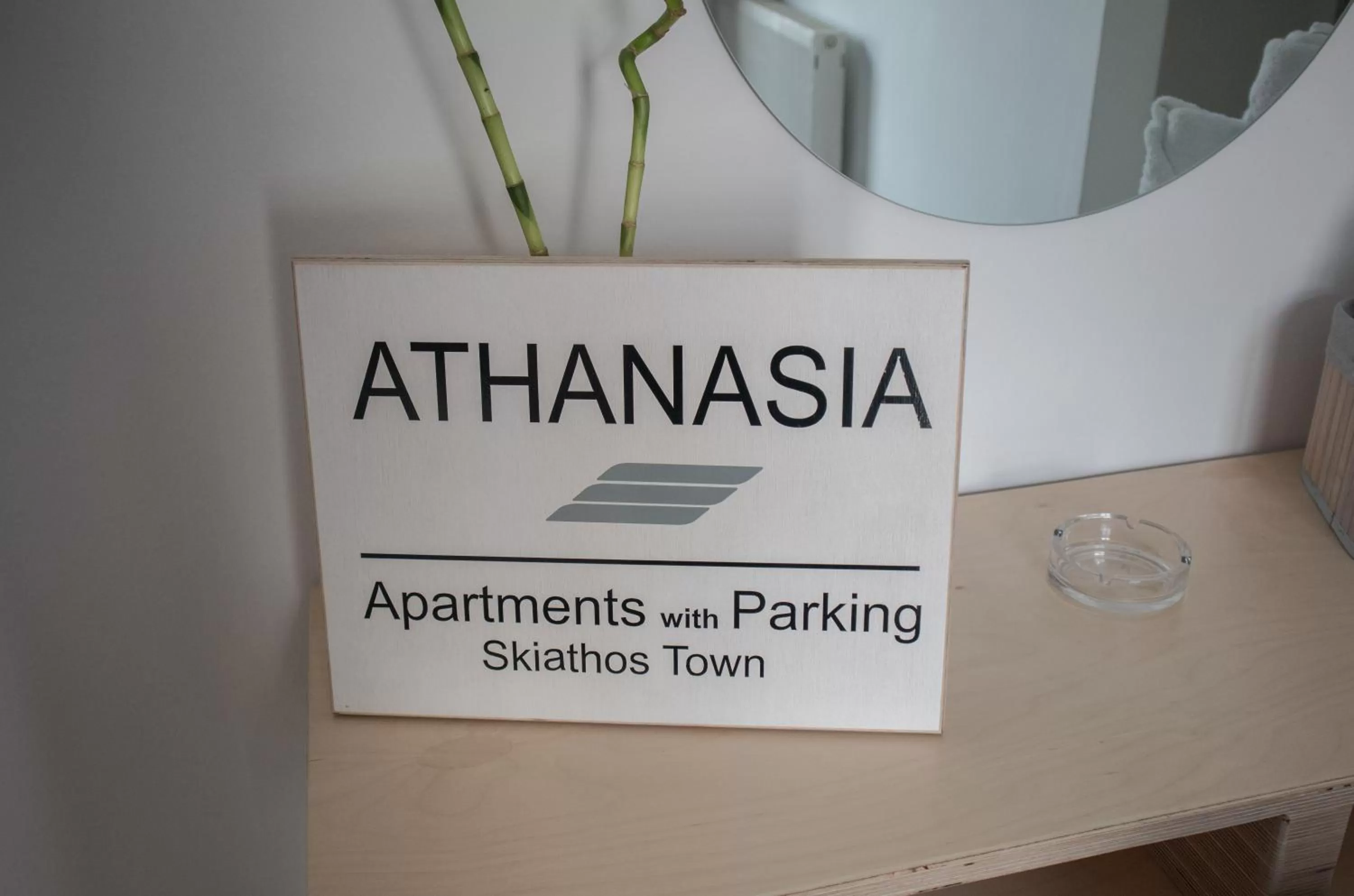 Text overlay in ATHANASIA APARTMENTS