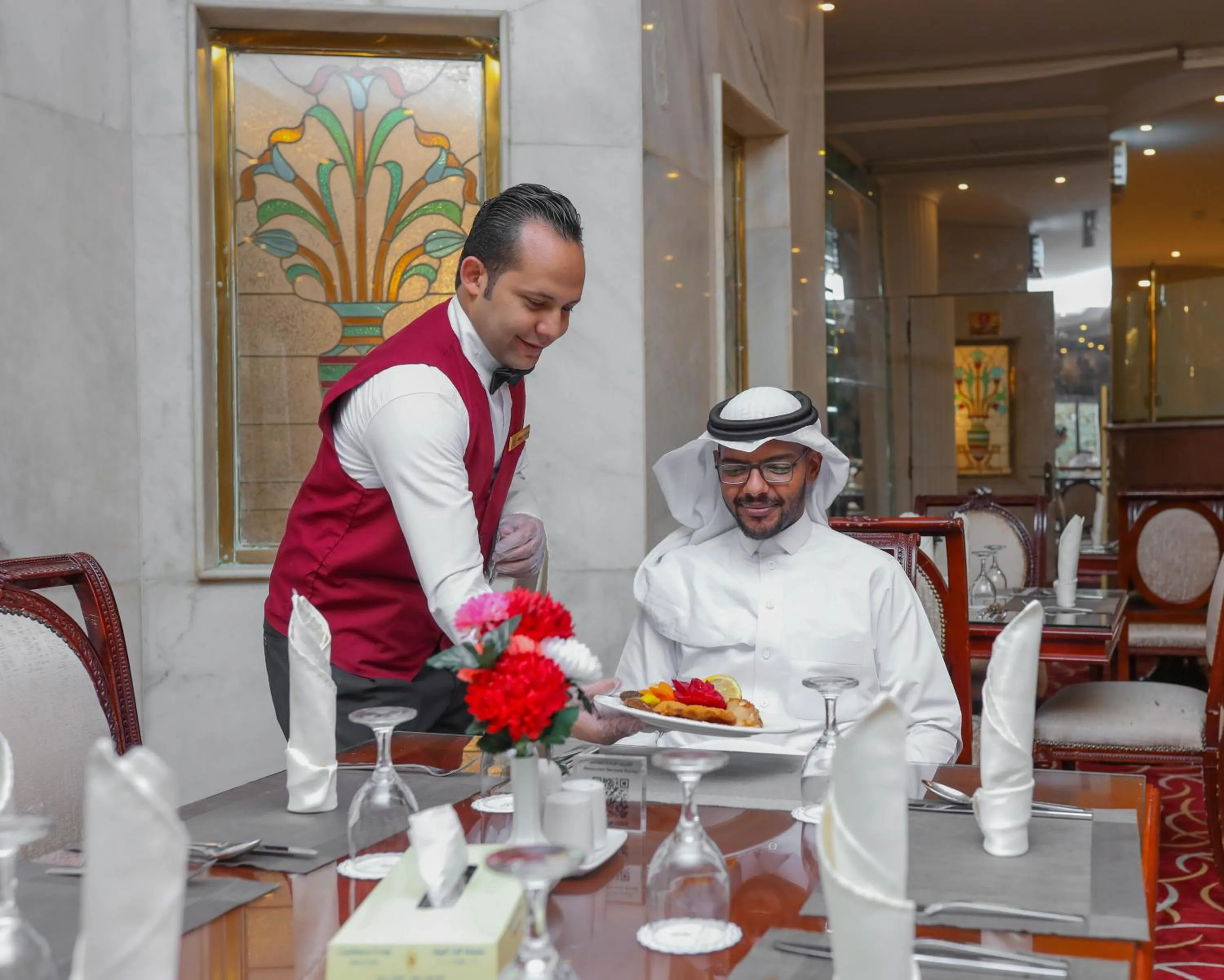 Restaurant/places to eat in Casablanca Hotel Jeddah