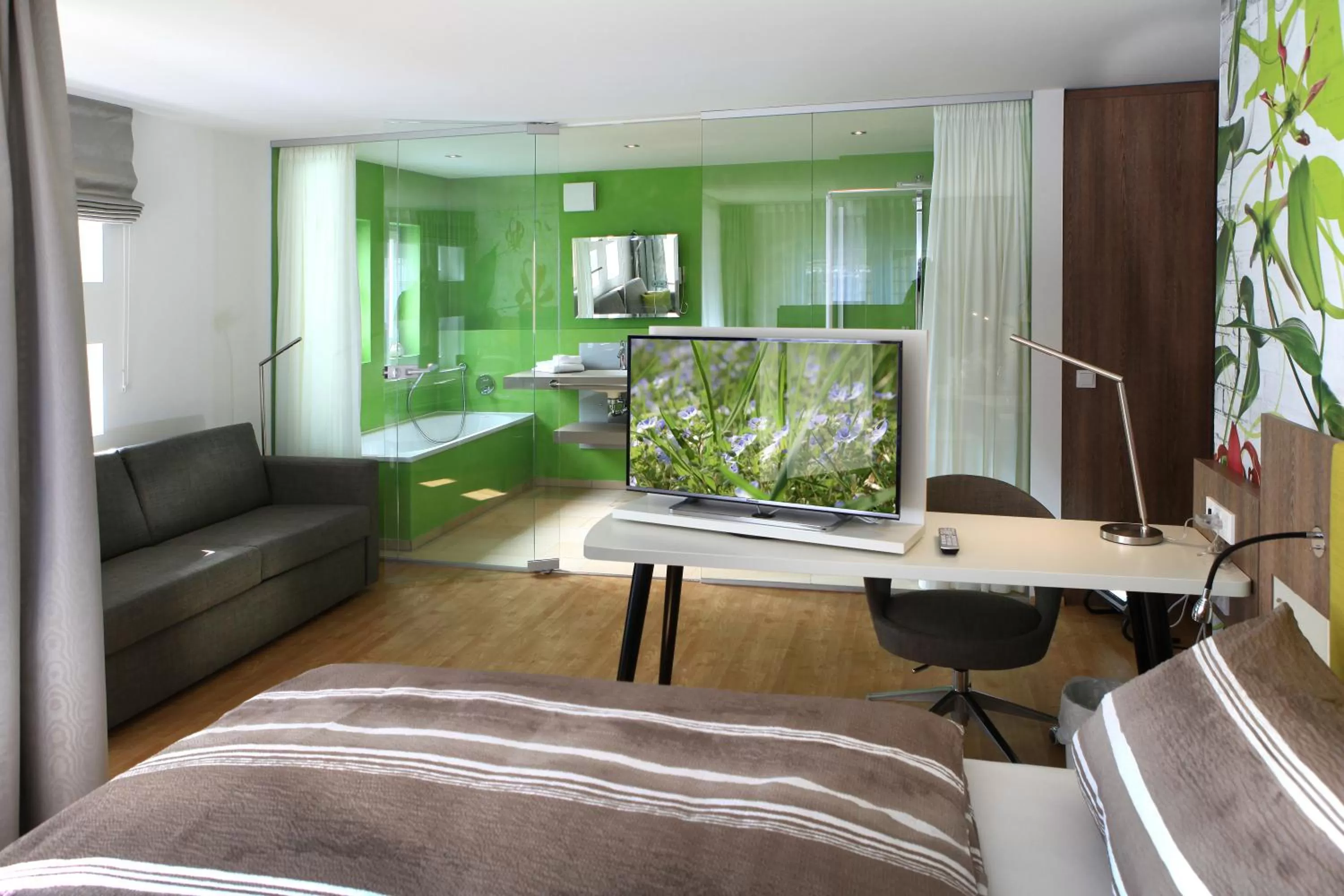 Photo of the whole room, Bed in Hotel Adler