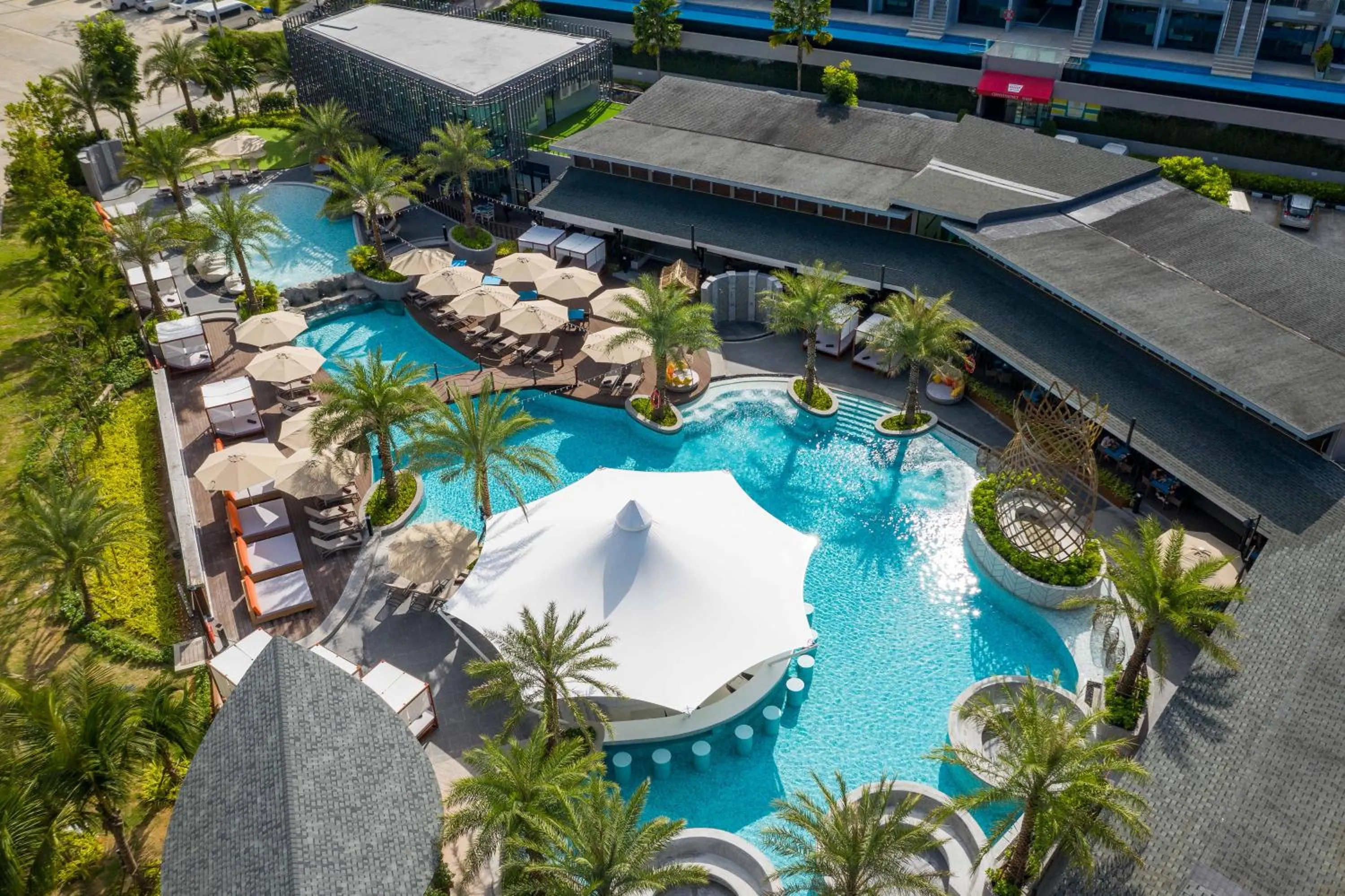 Pool view in Patong Bay Hill