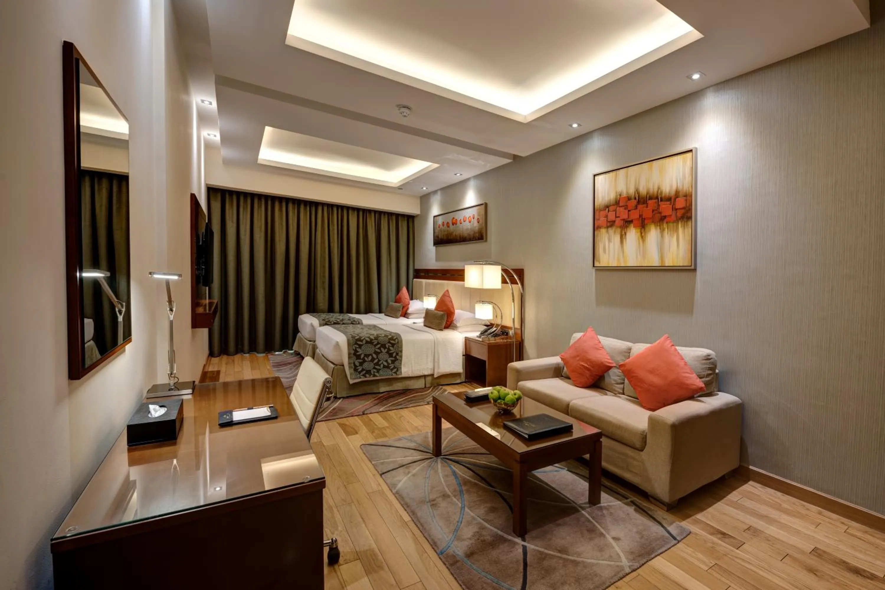 Photo of the whole room in Rose Park Hotel - Al Barsha, Opposite Metro Station