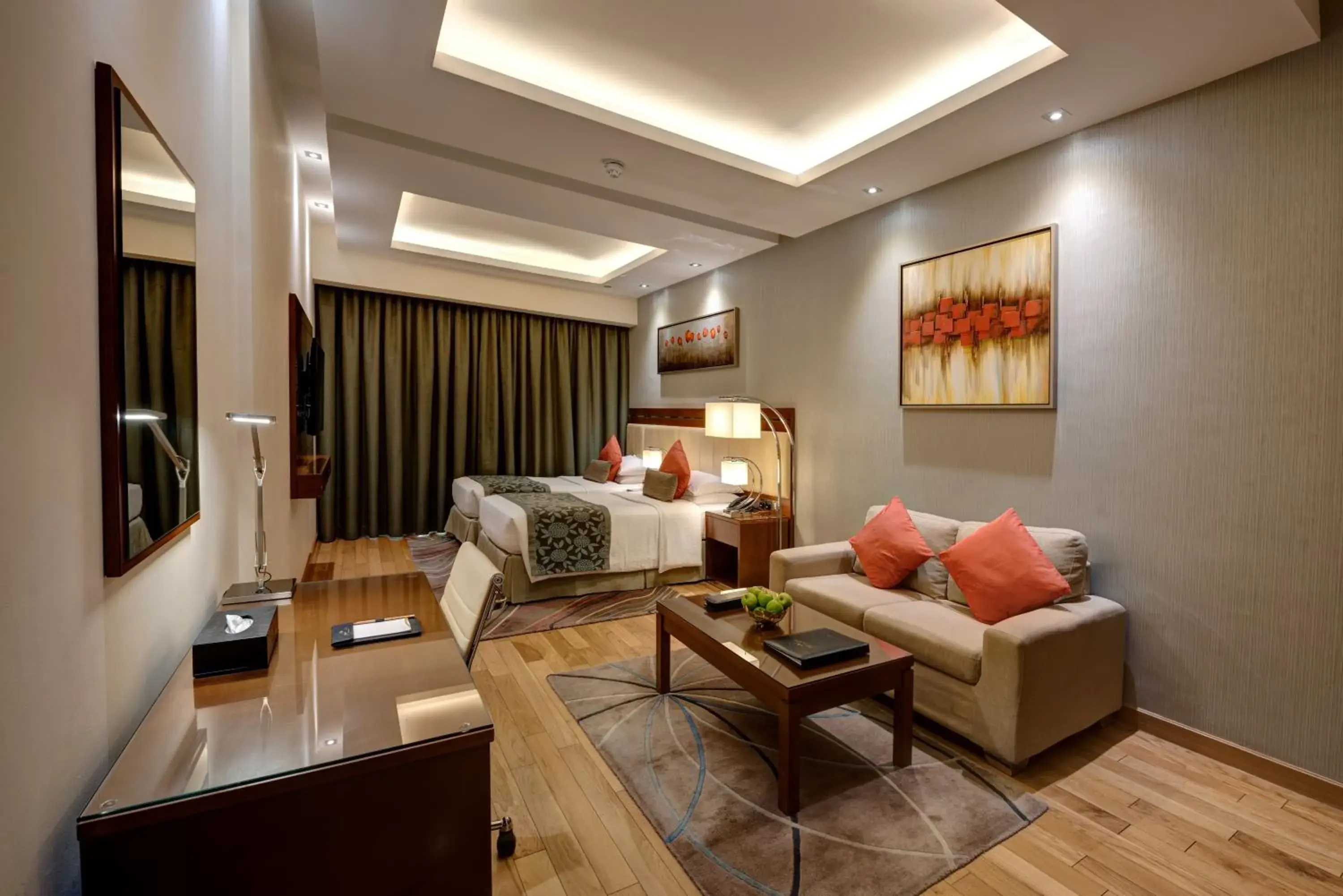 Deluxe Twin Room - Late check-out 2 pm in Rose Park Hotel - Al Barsha, Opposite Metro Station Deluxe Twin Room - Late check-out 2 pm in Rose Park Hotel - Al Barsha, Opposite Metro Station