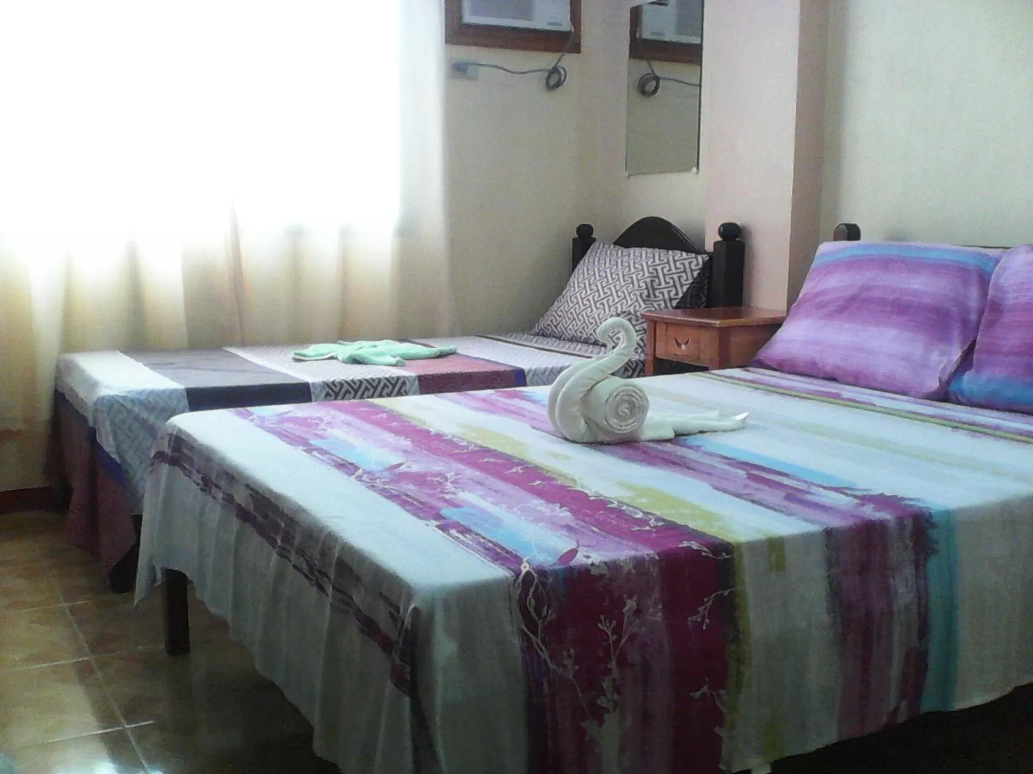 Bed in Divine Castle Travelers Inn