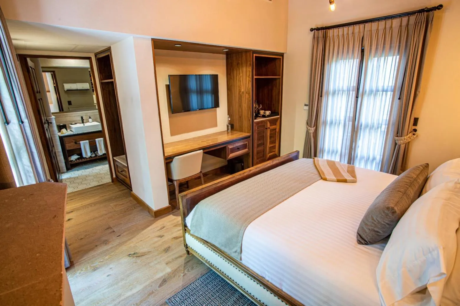 Bed in Hotel Apapacho Boutique