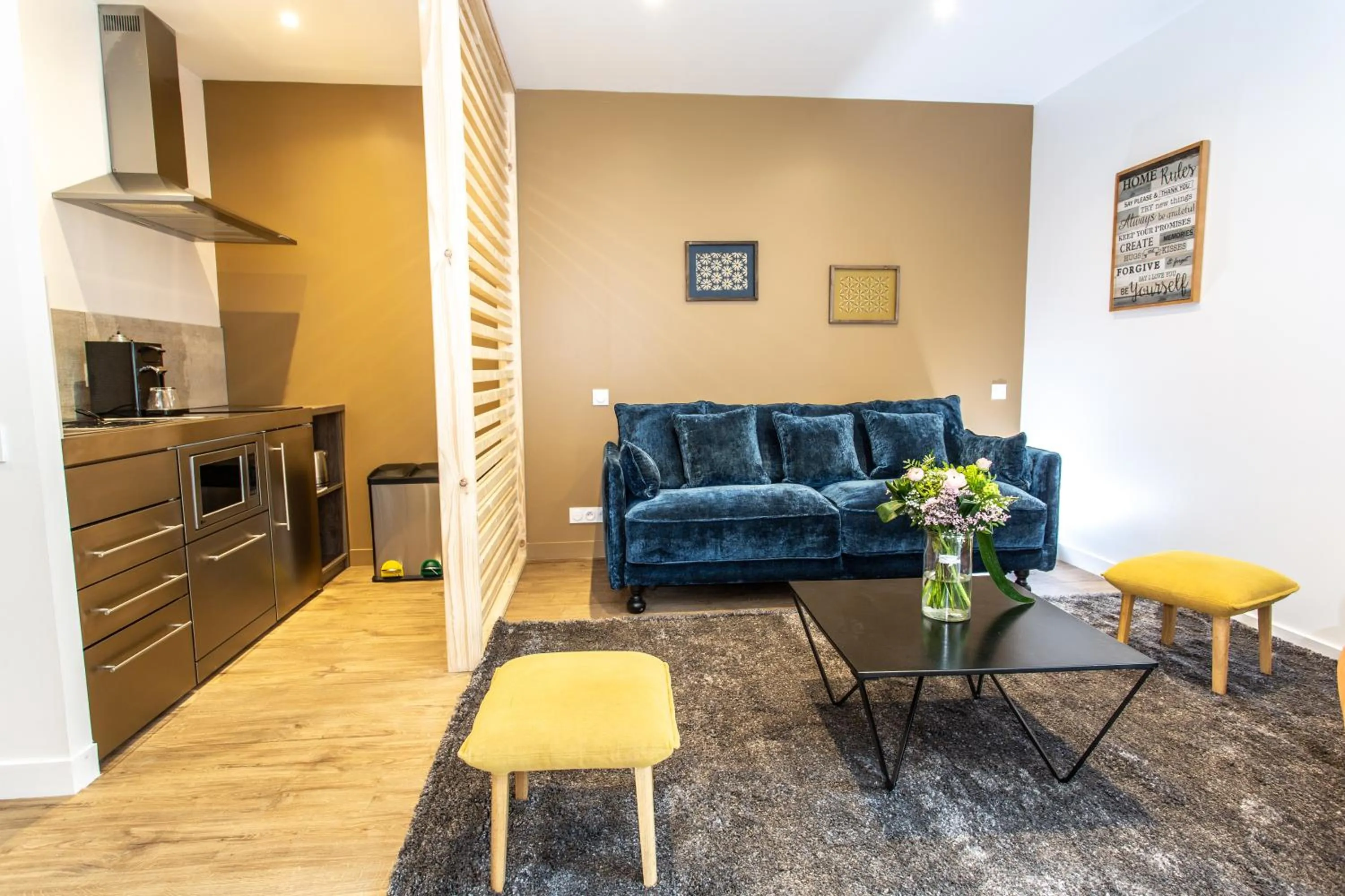 Kitchen or kitchenette in Ty Mad Hôtel