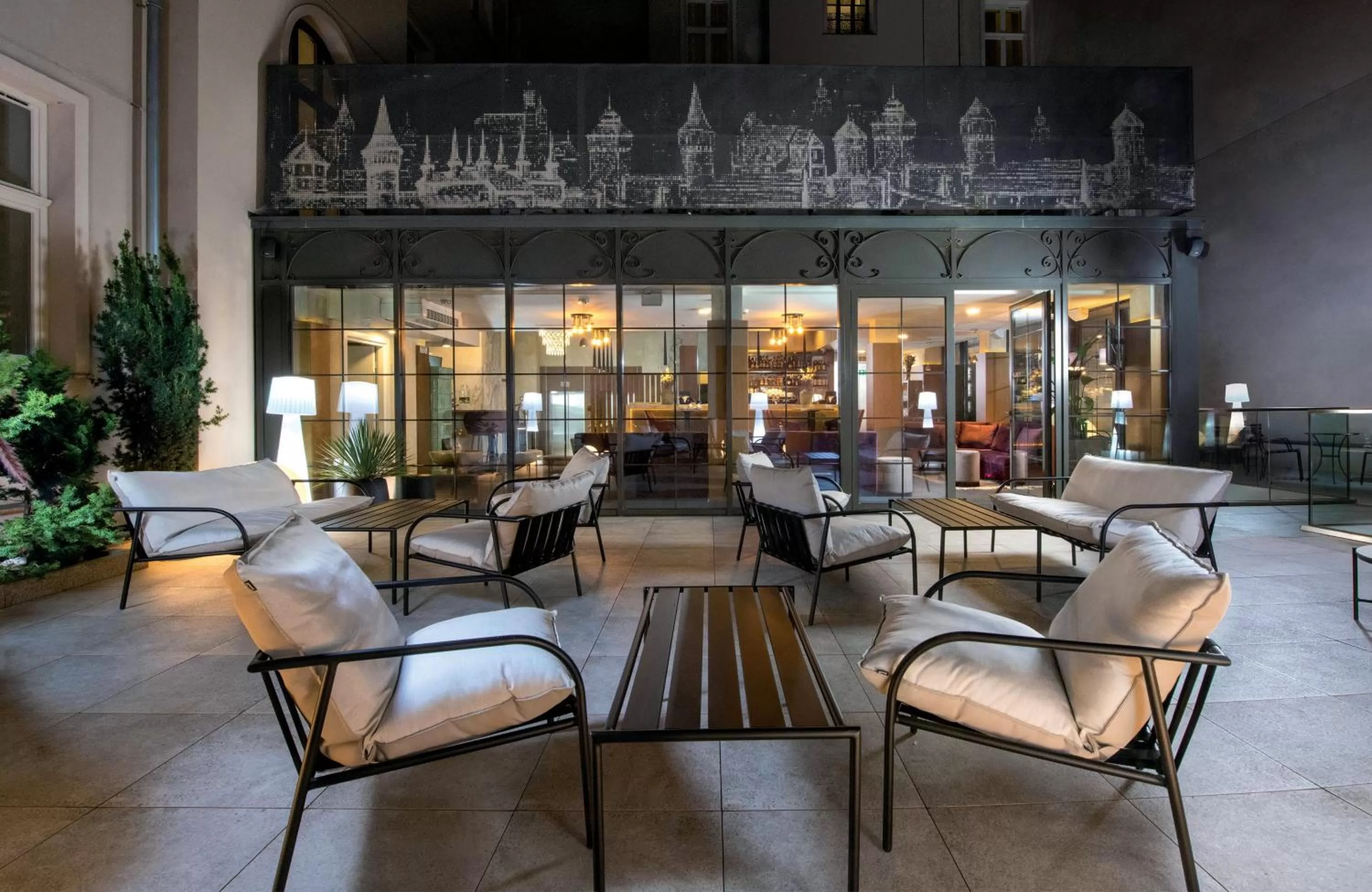 Balcony/Terrace in Leonardo Boutique Hotel Krakow Old Town