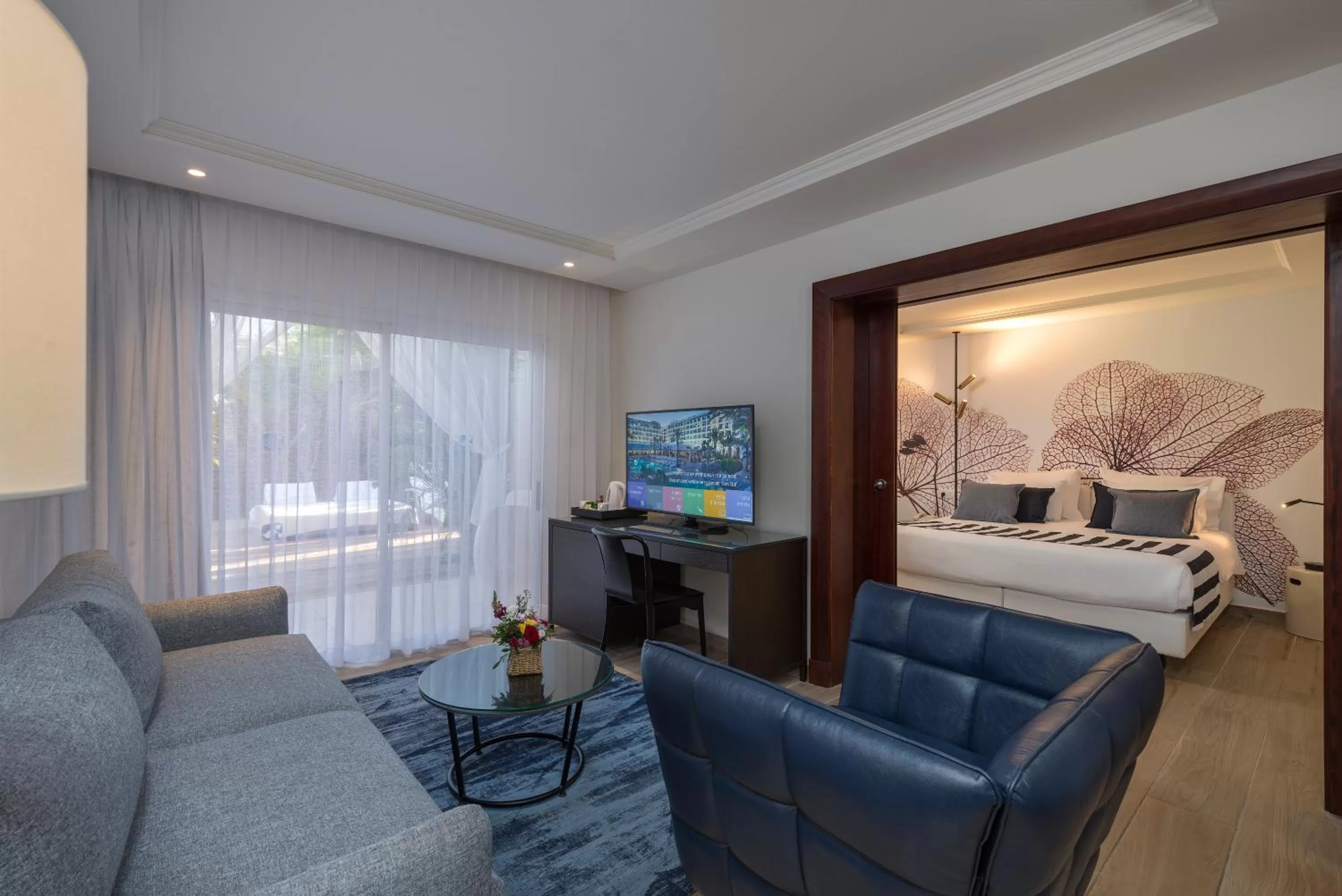 Living room in Yam Suf by Isrotel Collection