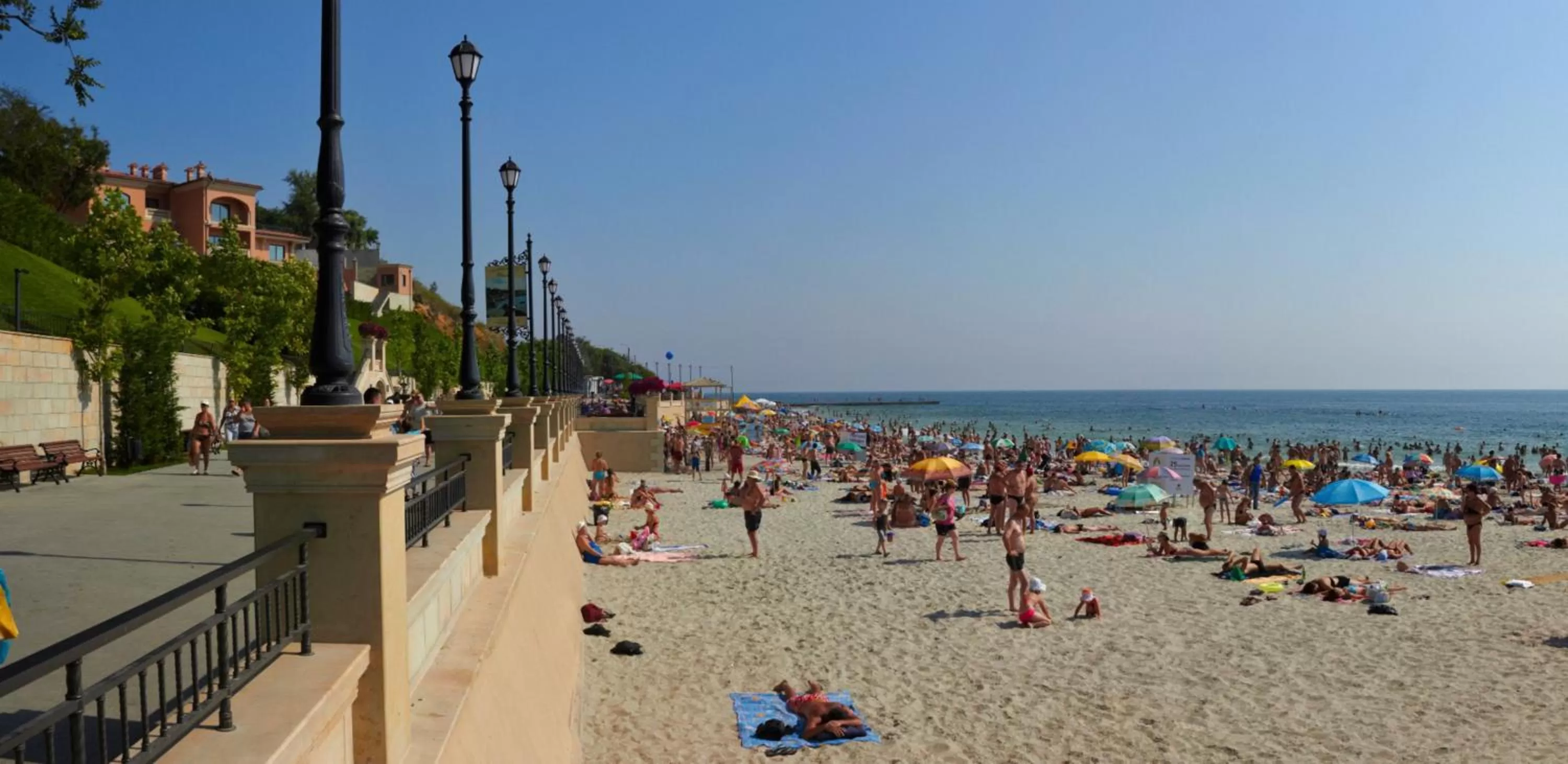 Off site, Beach in Zelenyi Kampus