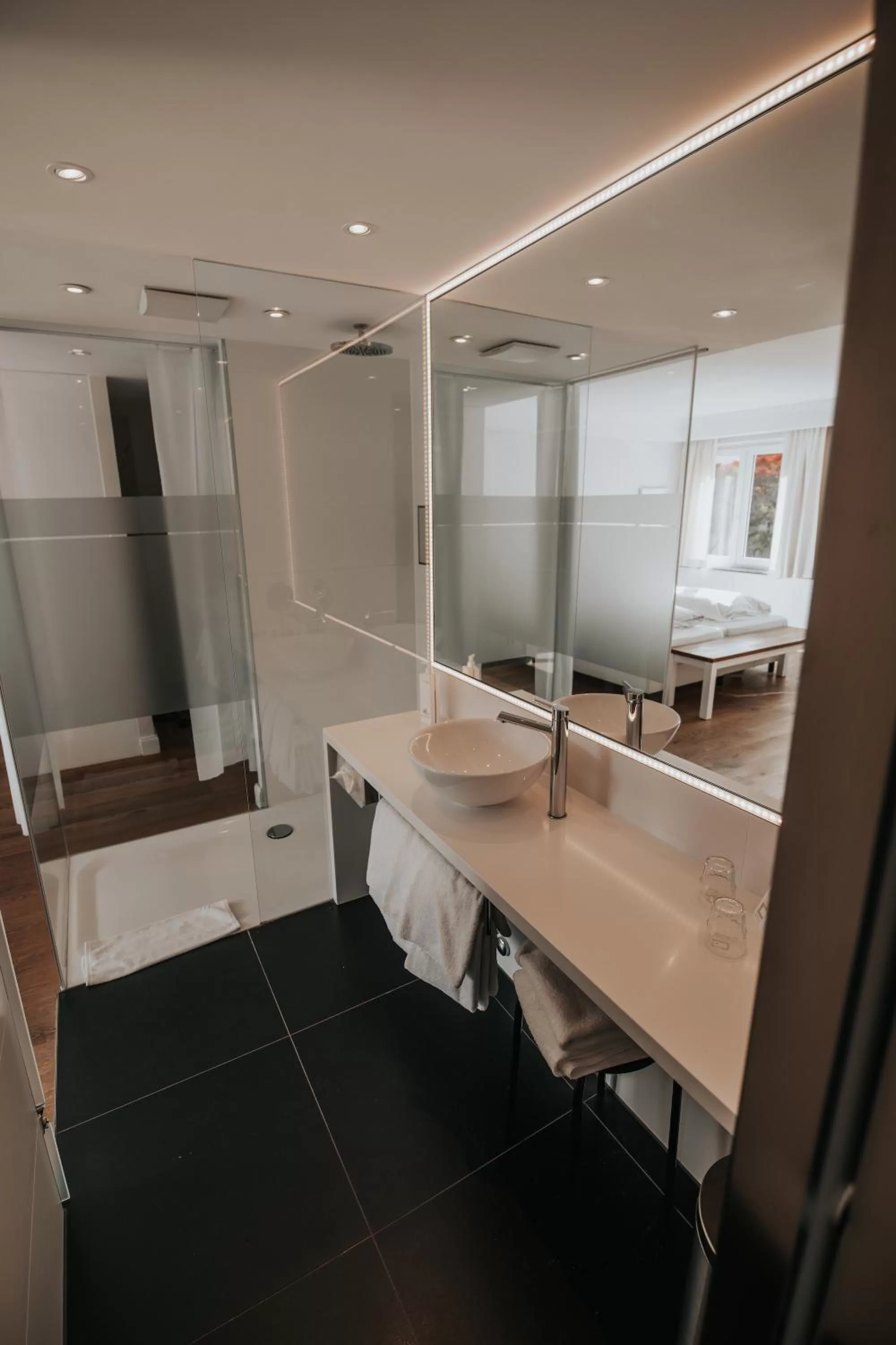 Shower in Boutique Hotel am Rathaus - Reblaus