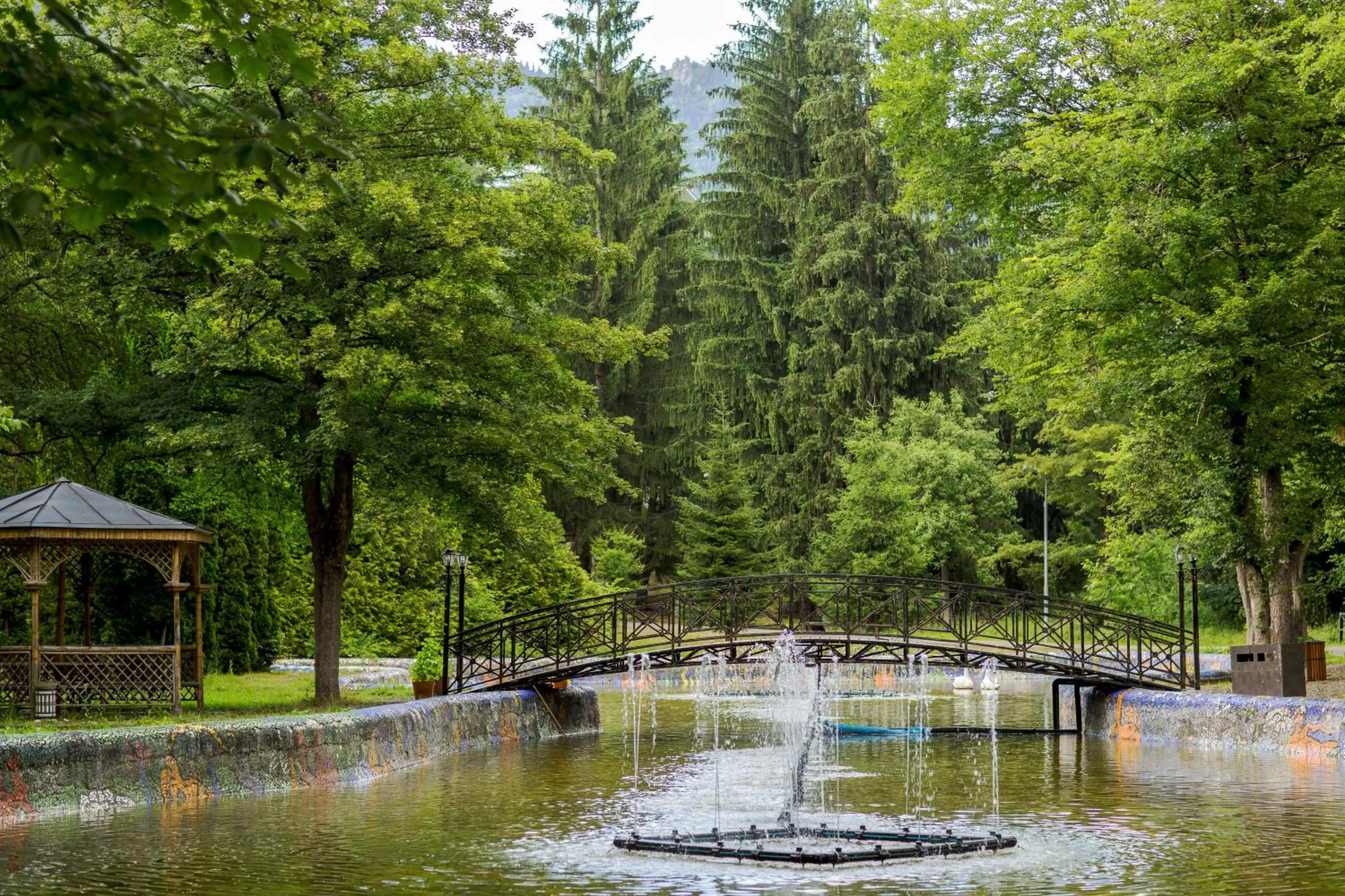 Garden in Borjomi Likani Health & Spa Centre