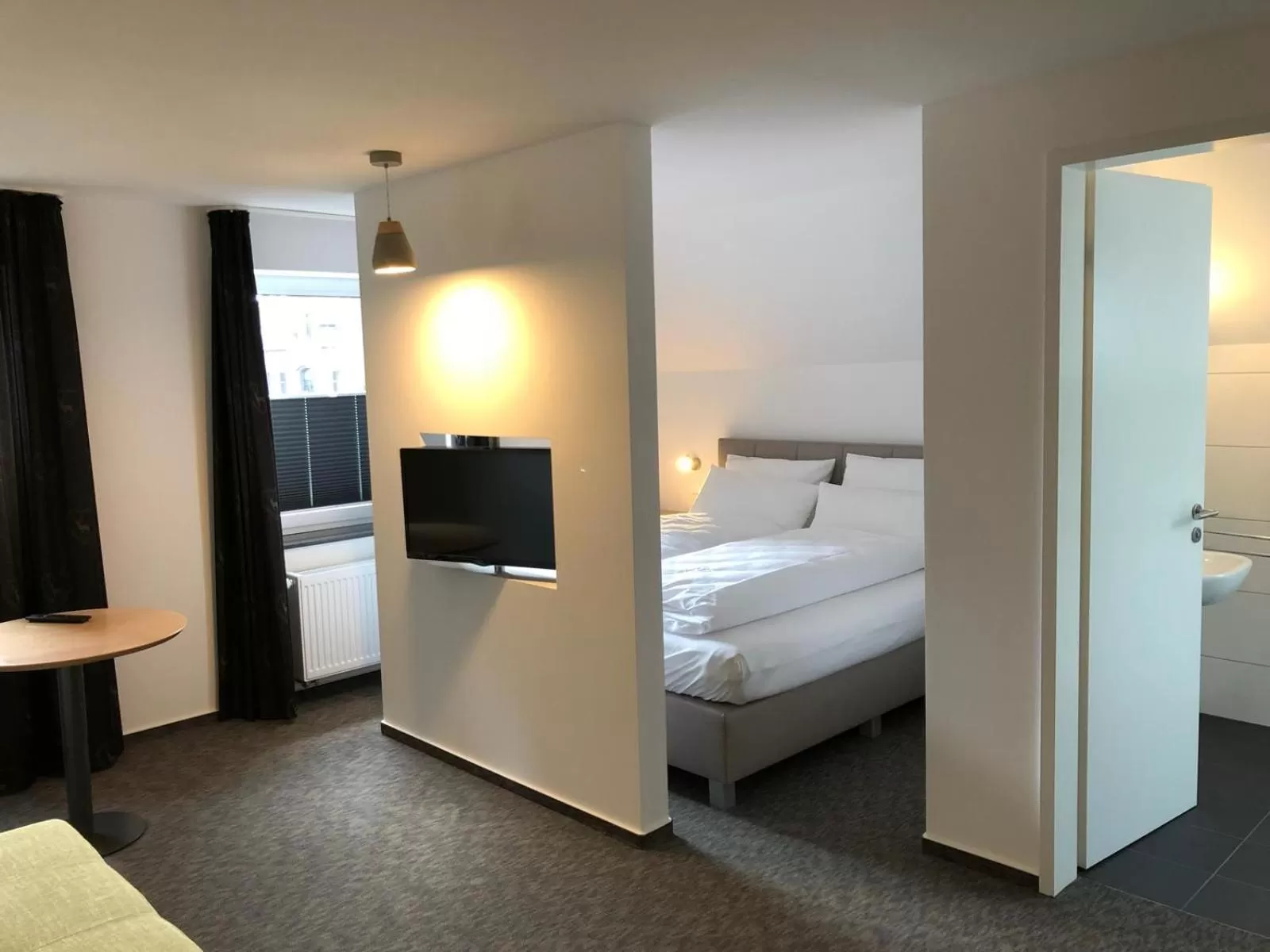 Bed in Das Gasthaus am Reichswald