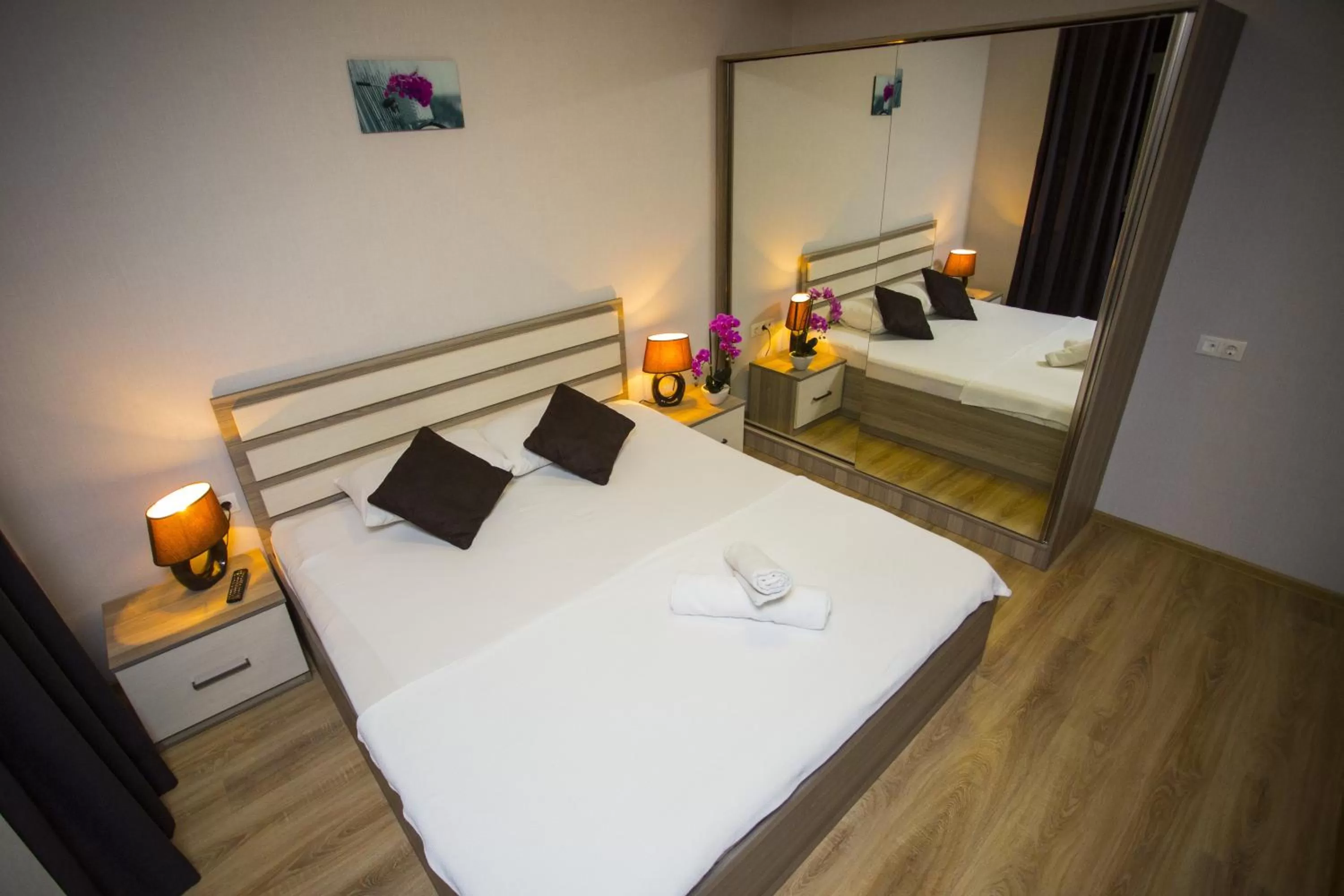 Bedroom, Bed in Blue Star Batumi