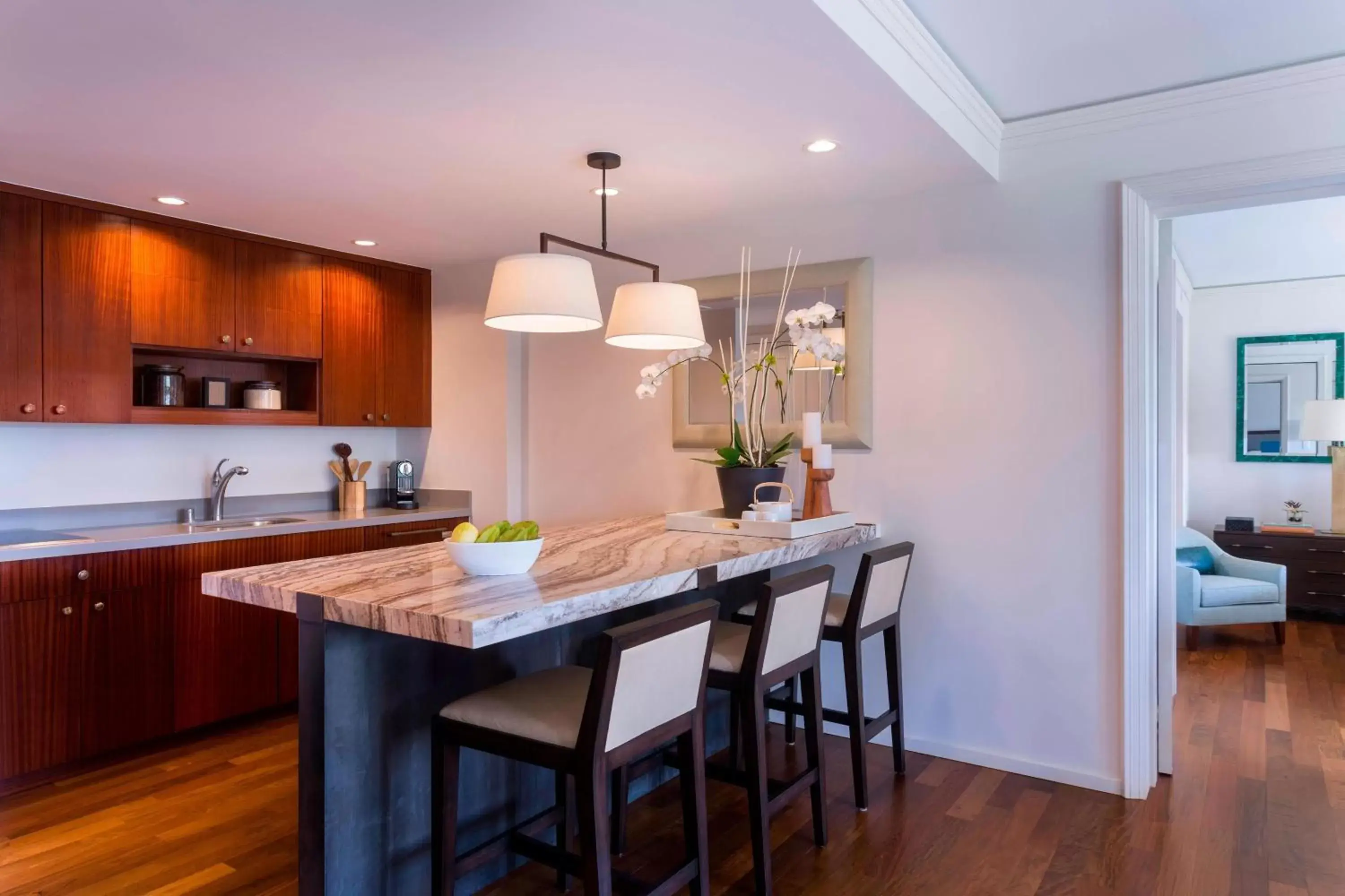 Residential One-Bedroom Suite with Garden View in The Ritz-Carlton Maui, Kapalua Residential One-Bedroom Suite with Garden View in The Ritz-Carlton Maui, Kapalua