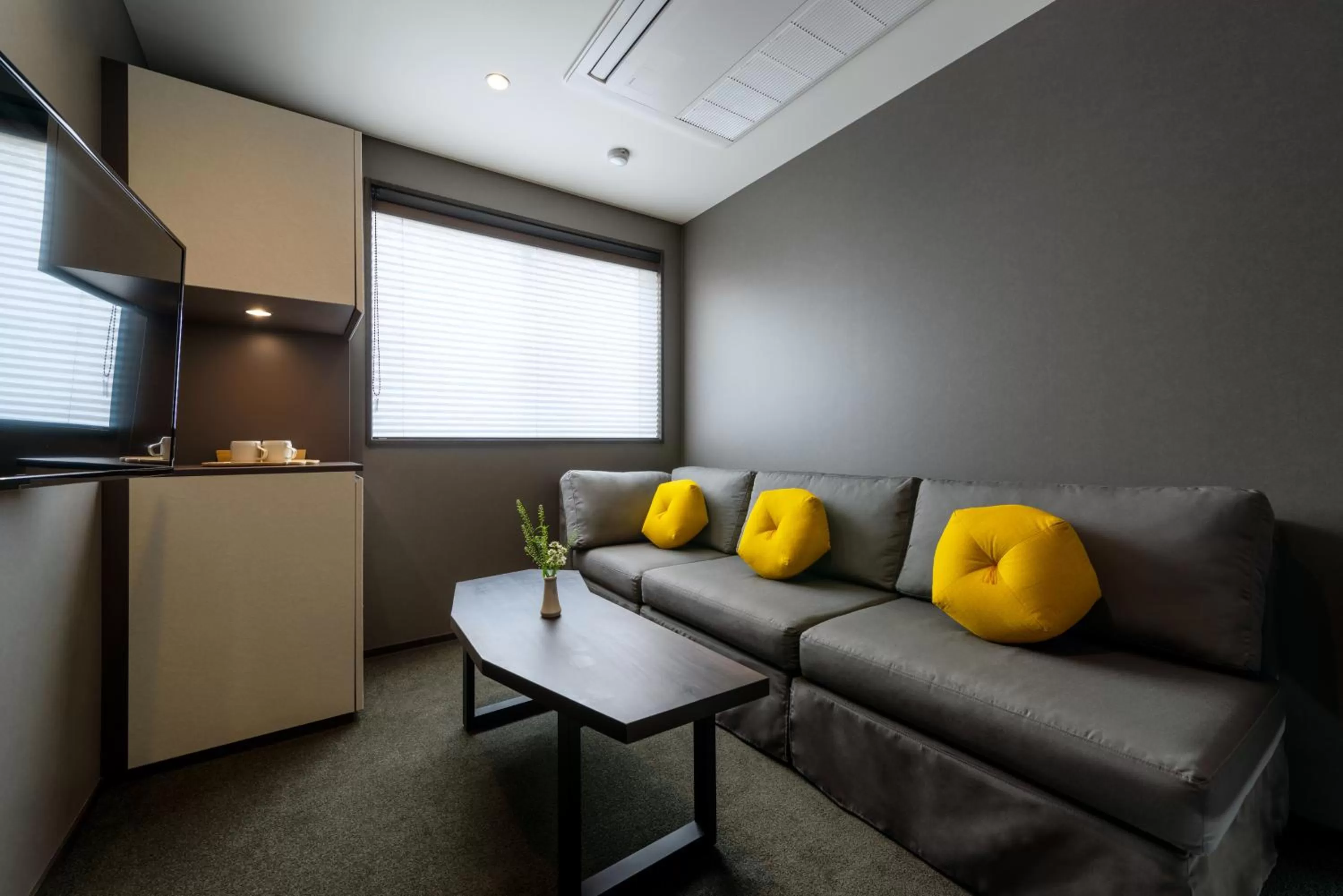 Seating area in THE MACHIYA HOTEL TAKAYAMA