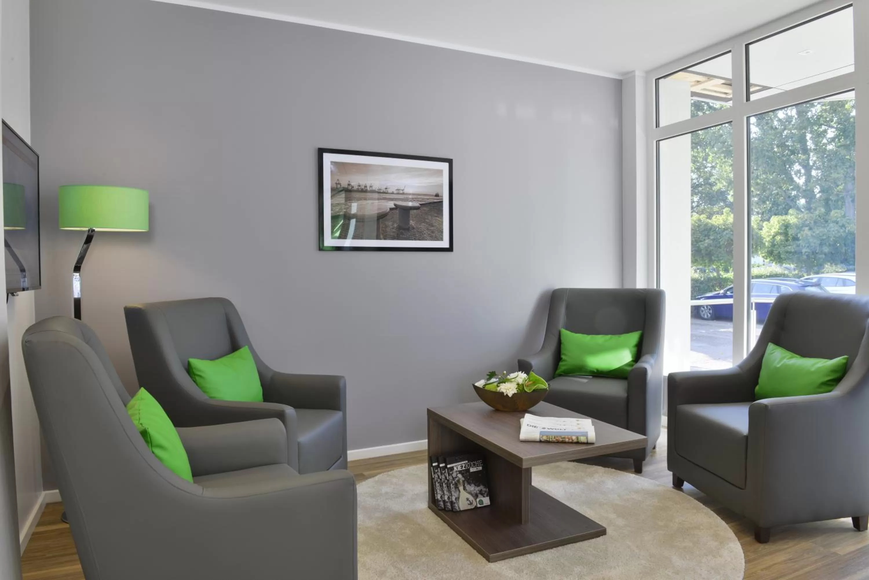 Lobby or reception in Appartello Smarttime living Hamburg