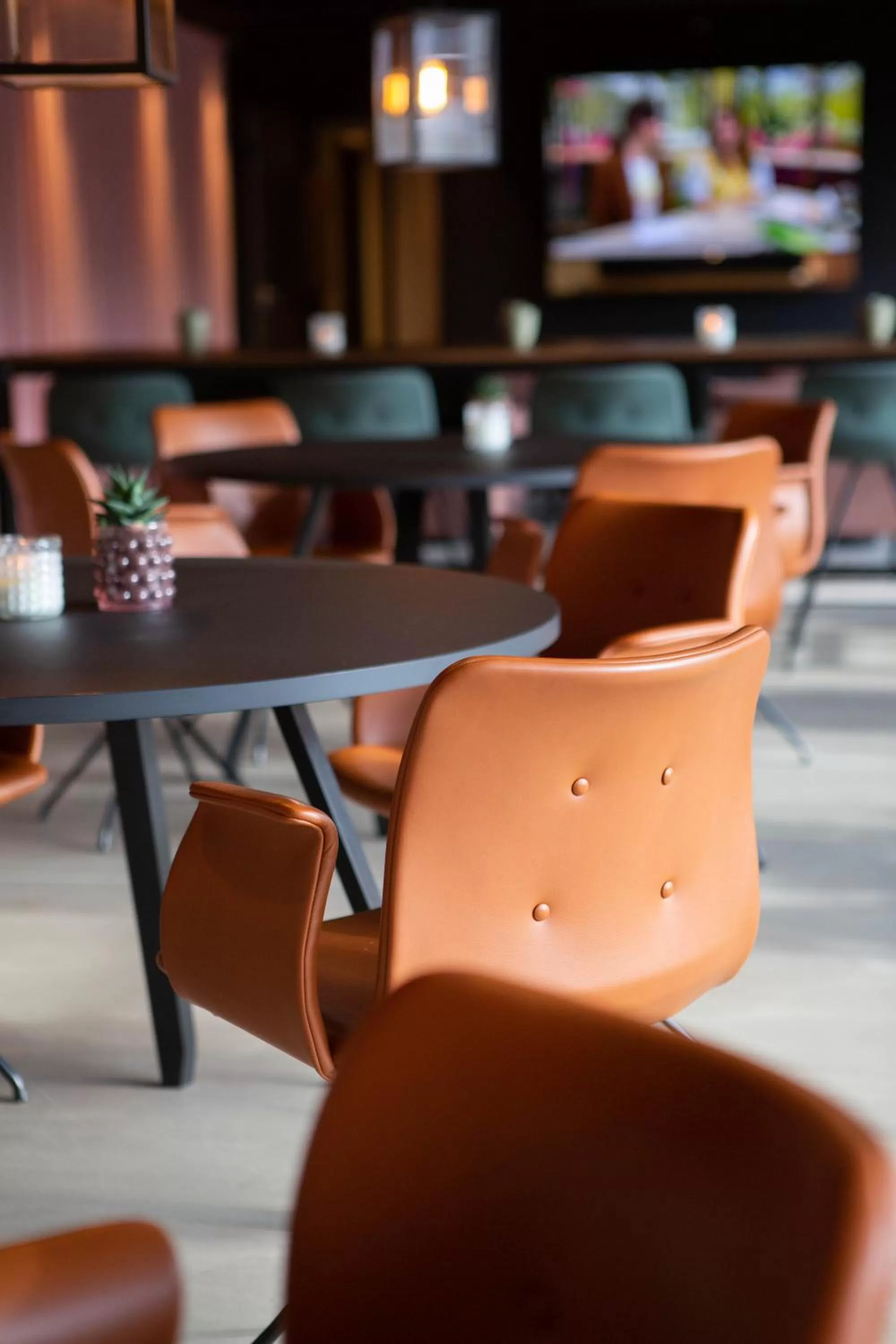 Communal lounge/ TV room in Struer Grand Hotel