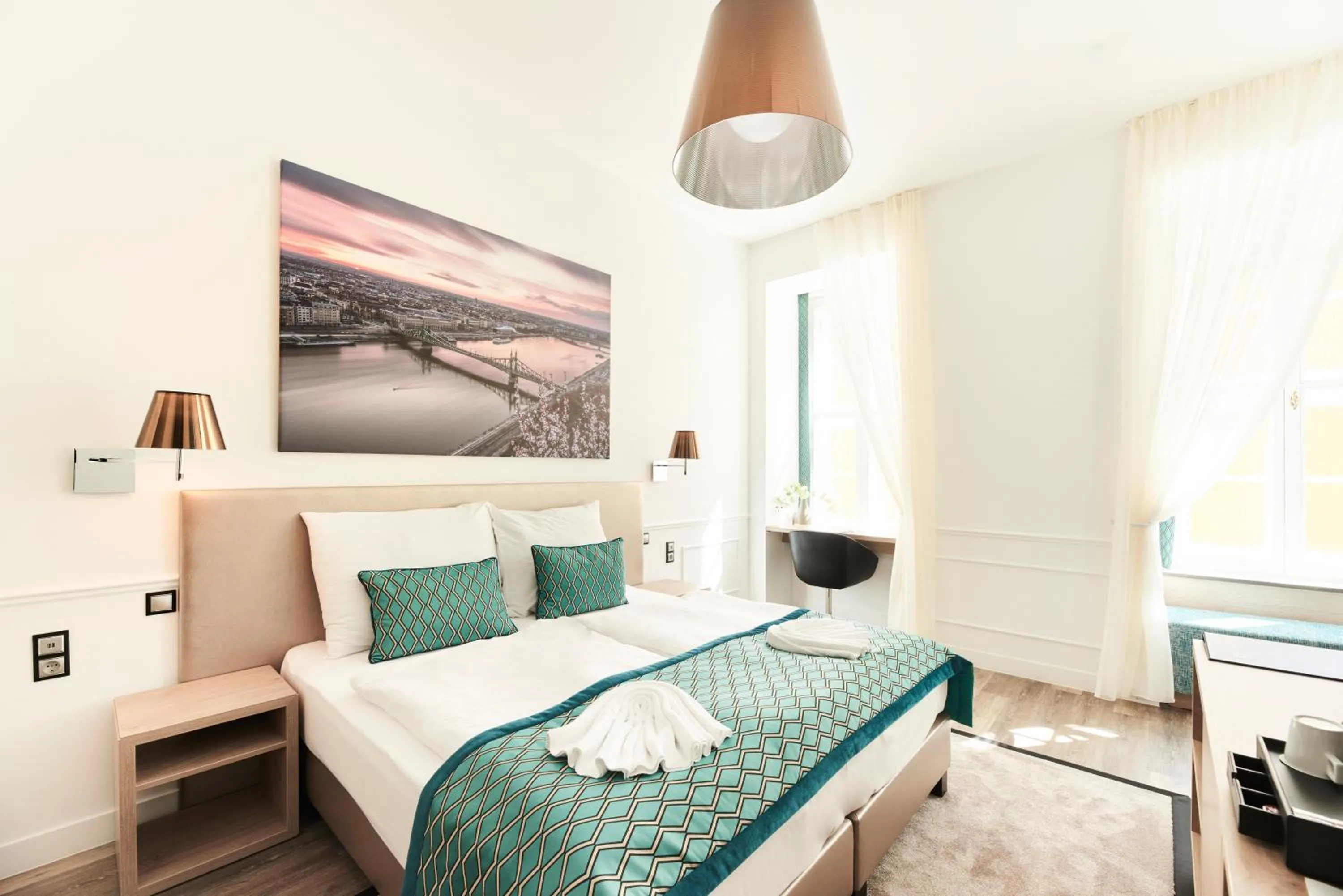 TV and multimedia, Bed in Boutique Residence Budapest