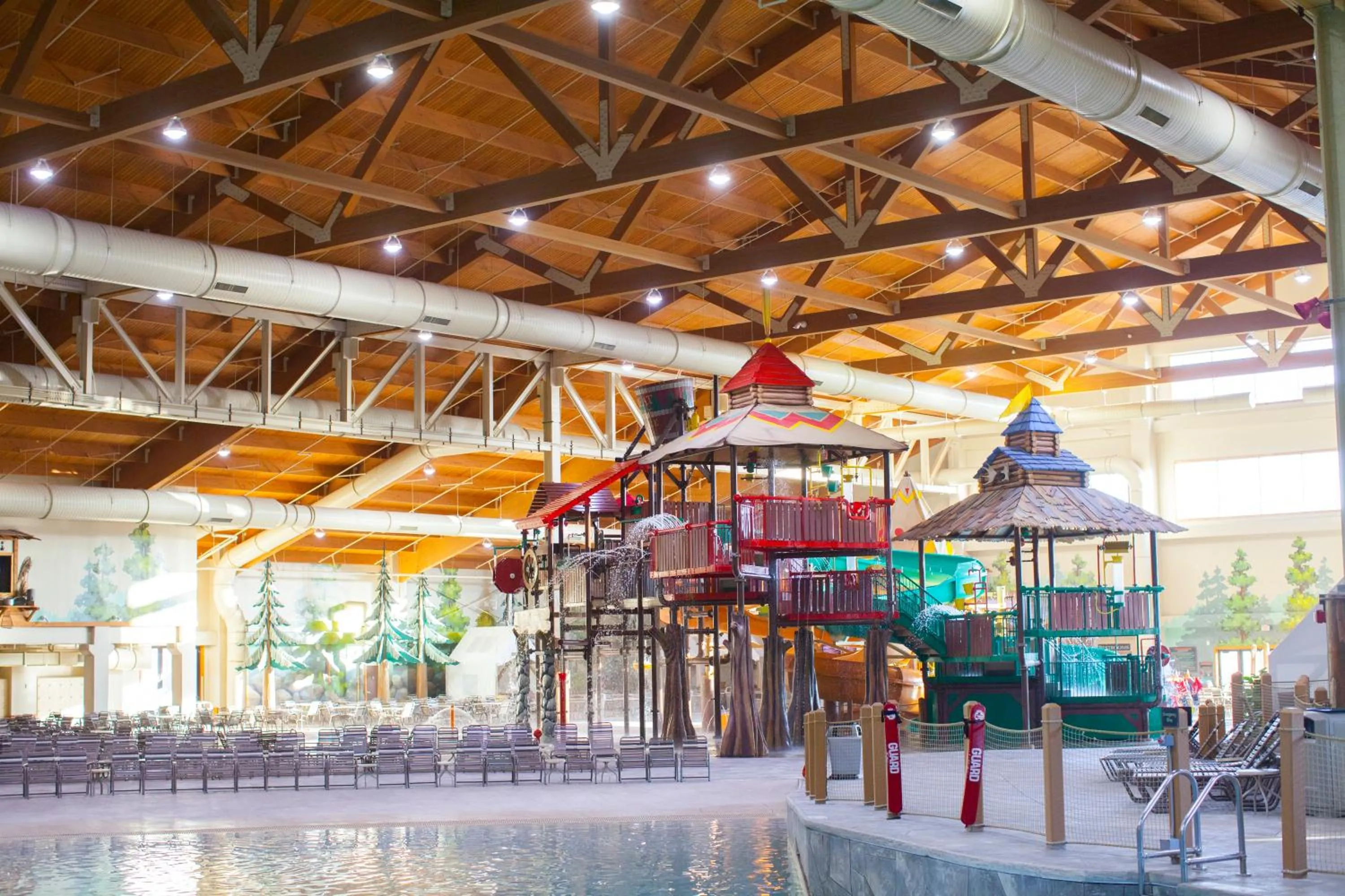 Aqua park in Great Wolf Lodge Concord