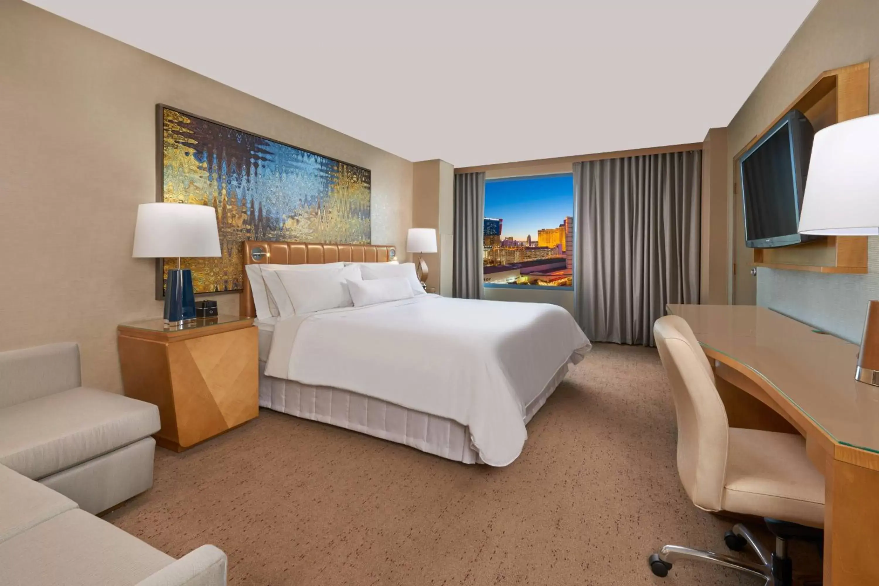 Premium King - single occupancy - View, Guest room, 1 King, City view in The Westin Las Vegas Hotel & Spa Premium King - single occupancy - View, Guest room, 1 King, City view in The Westin Las Vegas Hotel & Spa