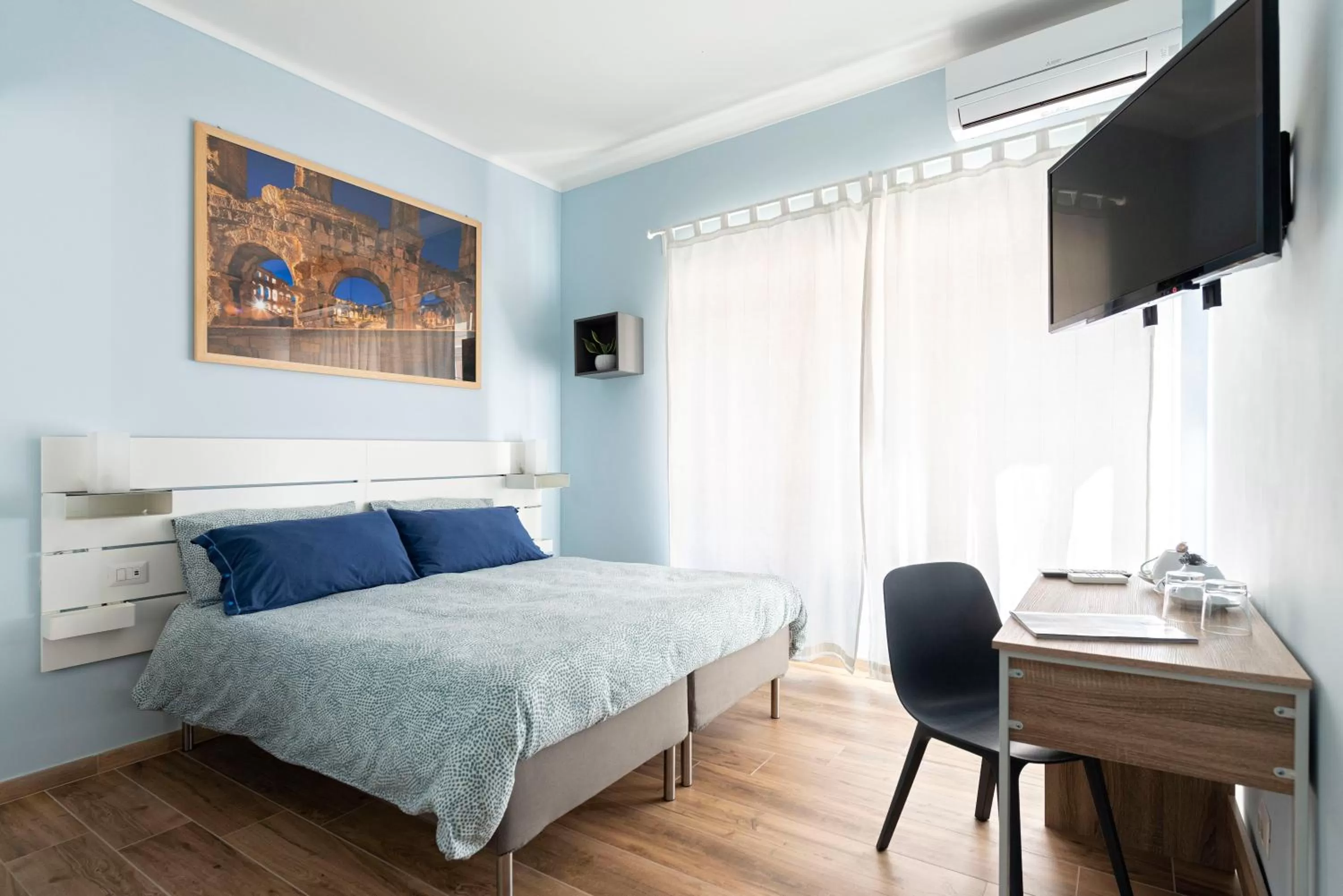 Bedroom, Bed in RomeCookSea Guesthouse Affittacamere