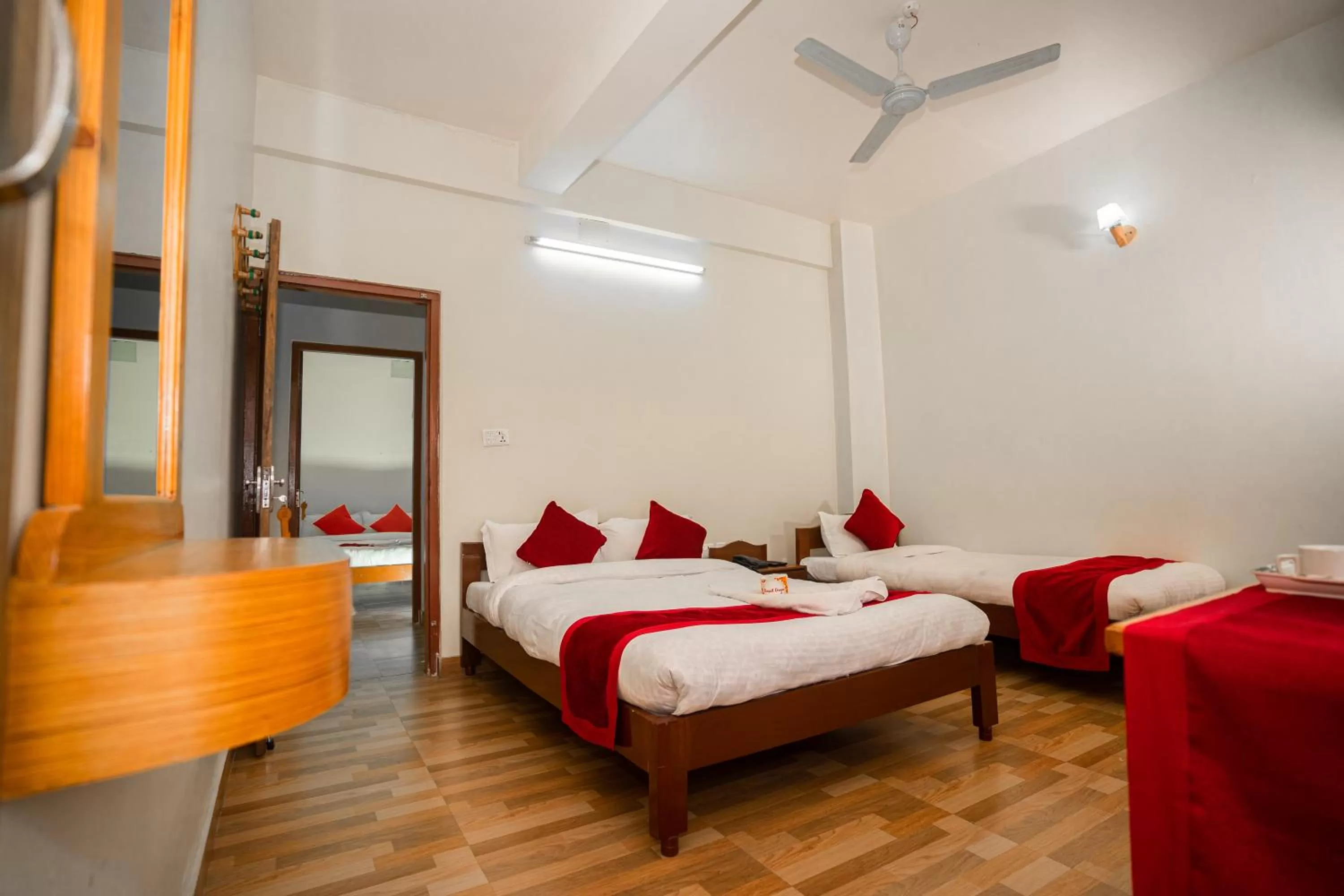 Photo of the whole room, Bed in Hotel Dela Mount Pokhara
