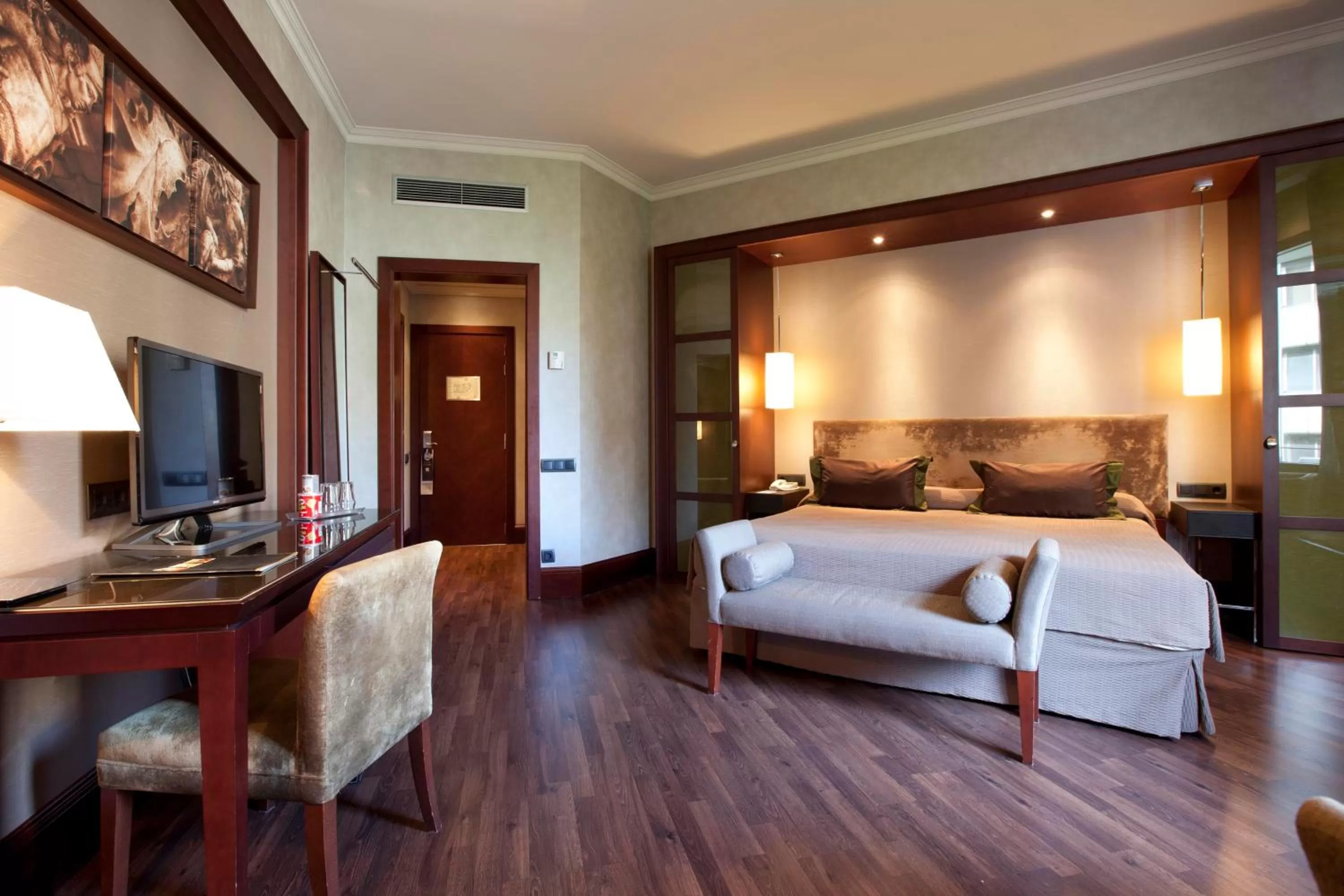 Bed in Hotel Barcelona Center