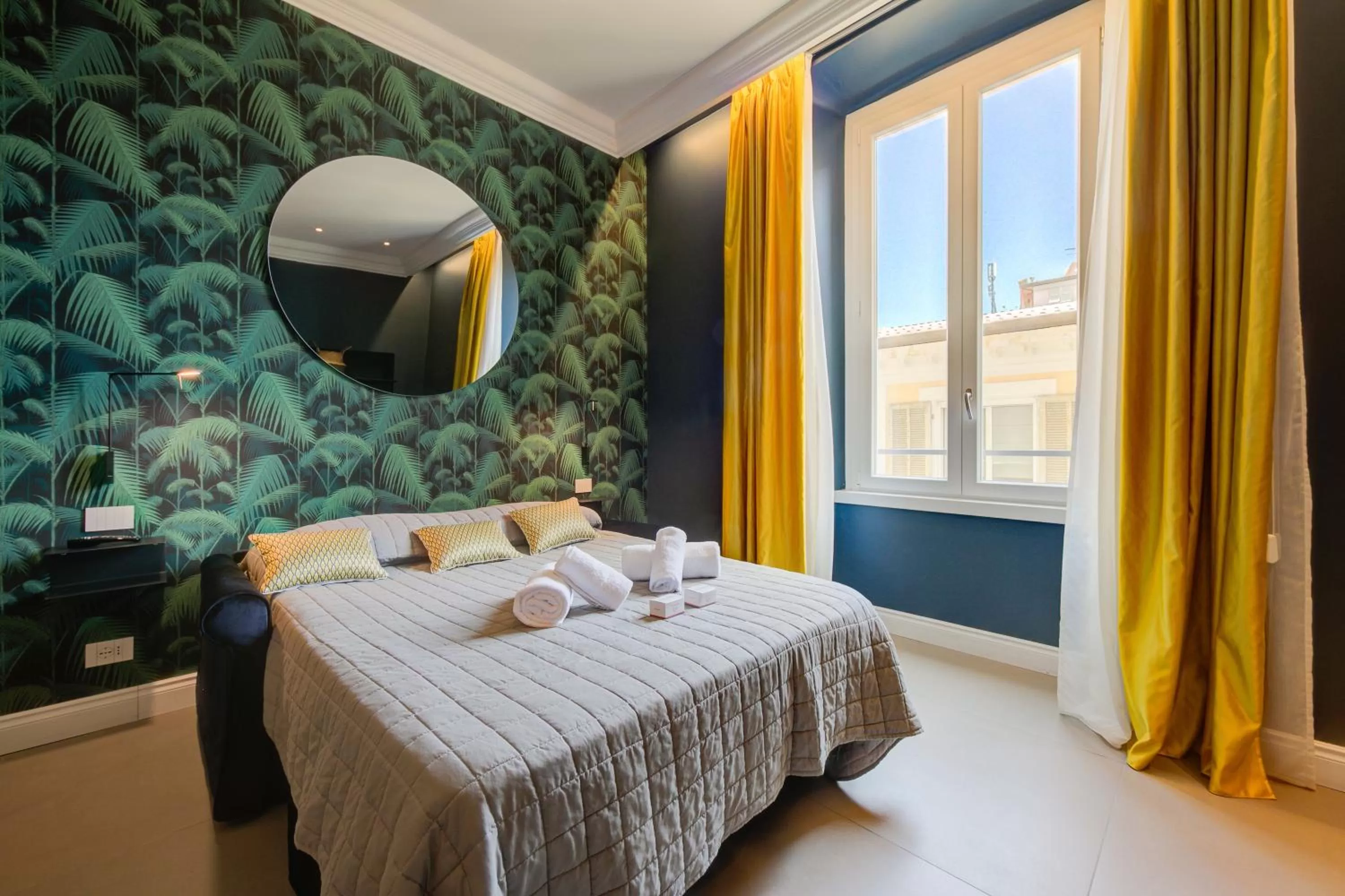 Bedroom, Bed in Boutique Central Apartments- Happy Rentals