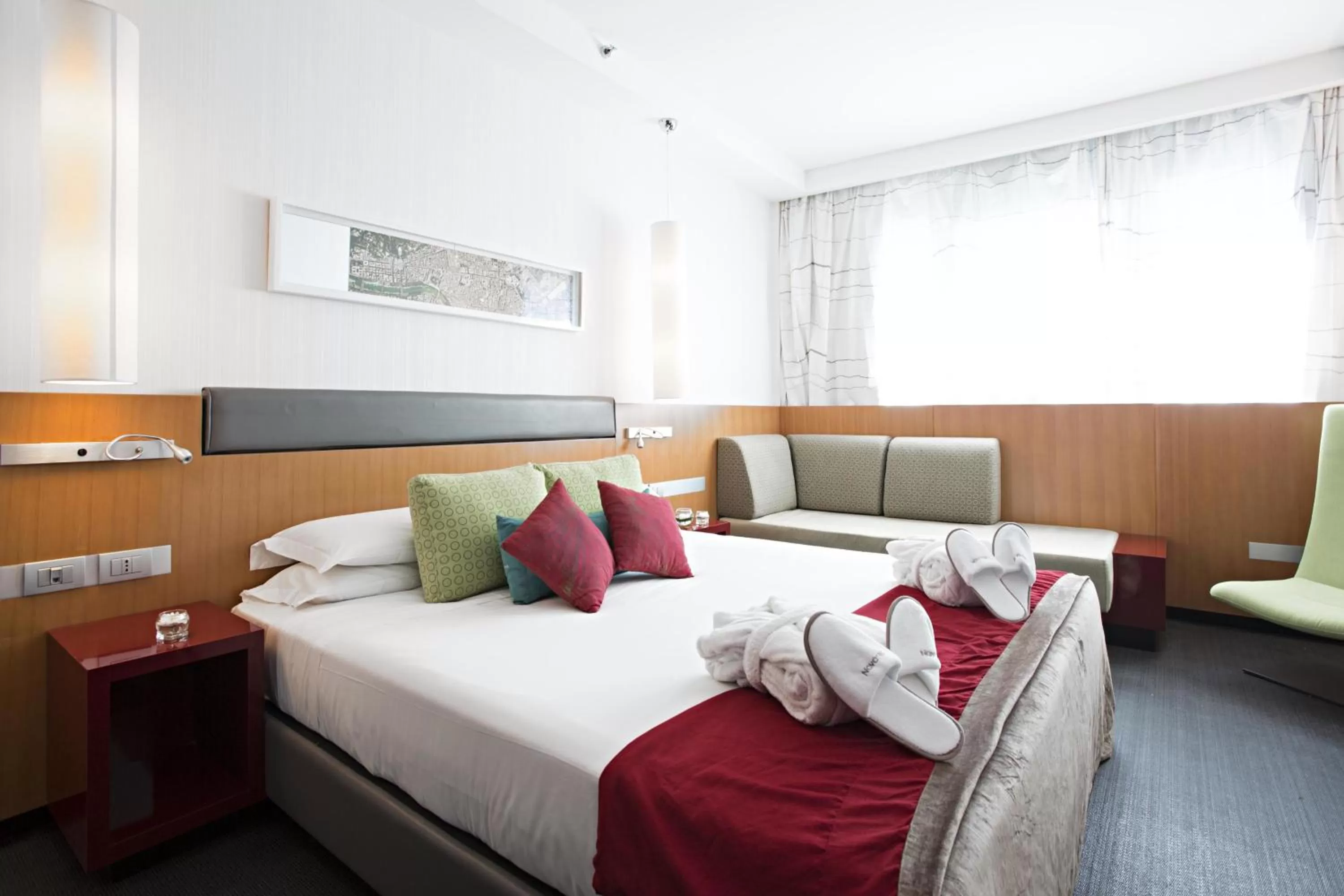 Bedroom, Bed in Novotel Roma Eur