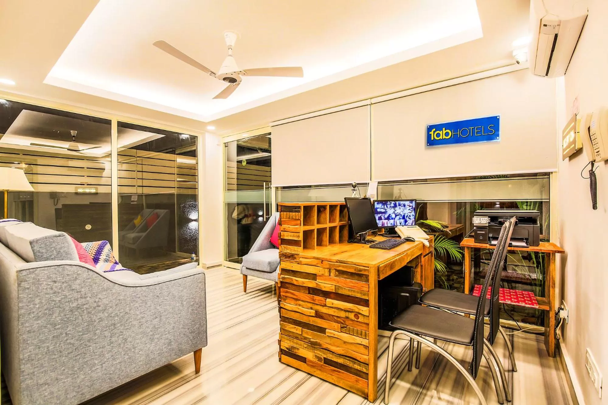 Lobby or reception in FabHotel Casa Kiara With Pool Side Bar - Nr Calangute Beach