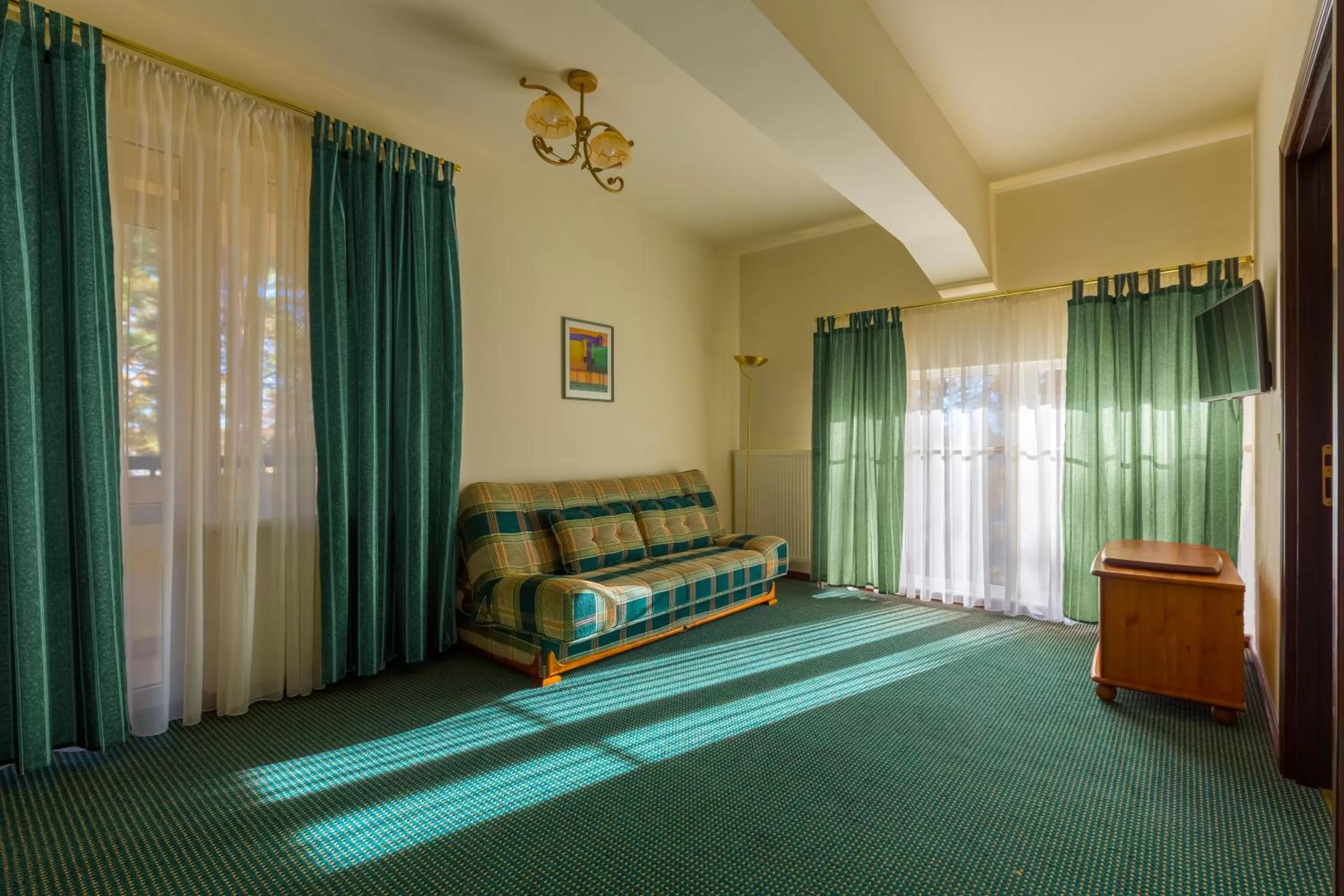 Living room, Bed in Daina Jurmala Beach Hotel