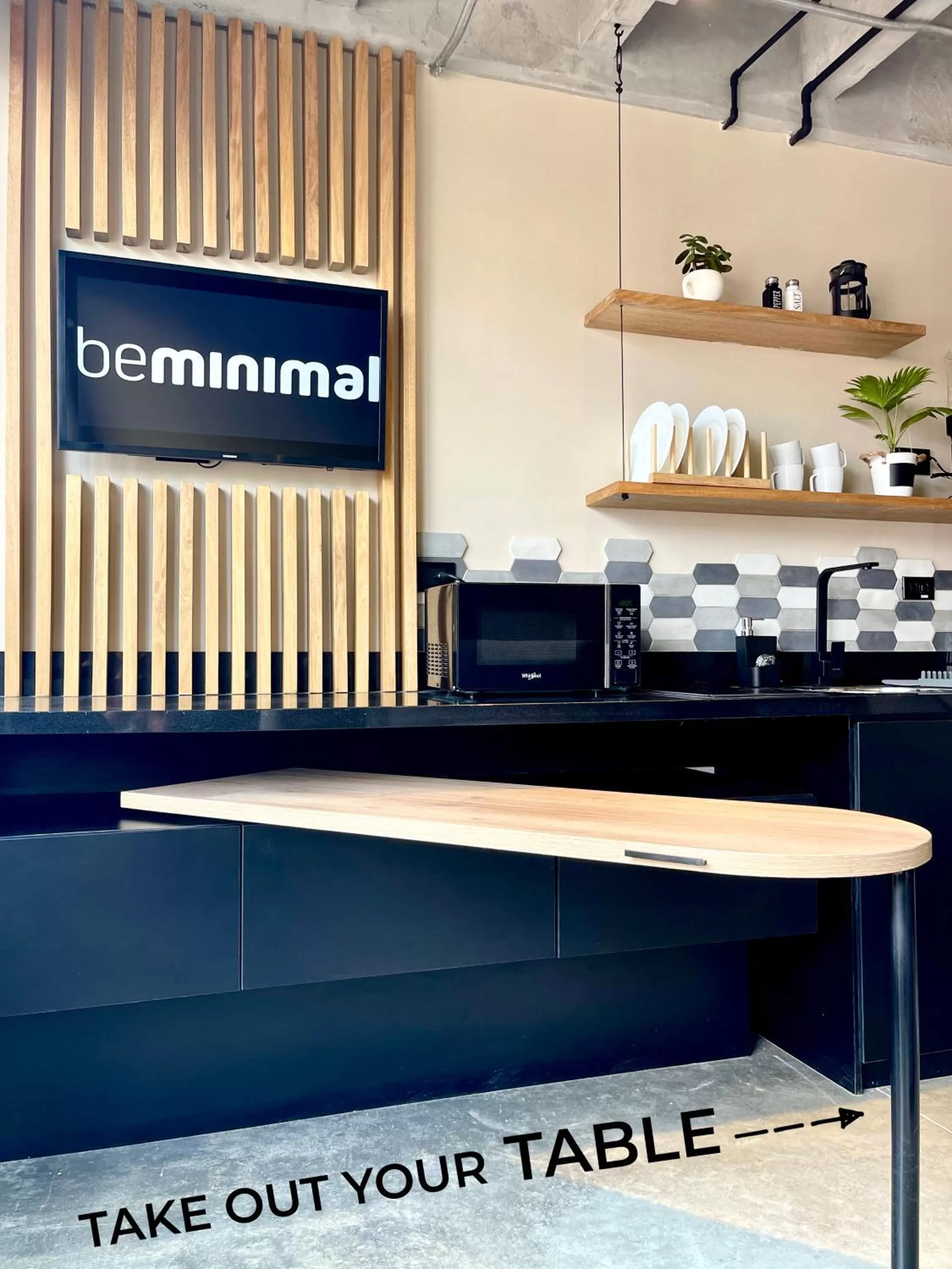 Seating area in Beminimal Hotel