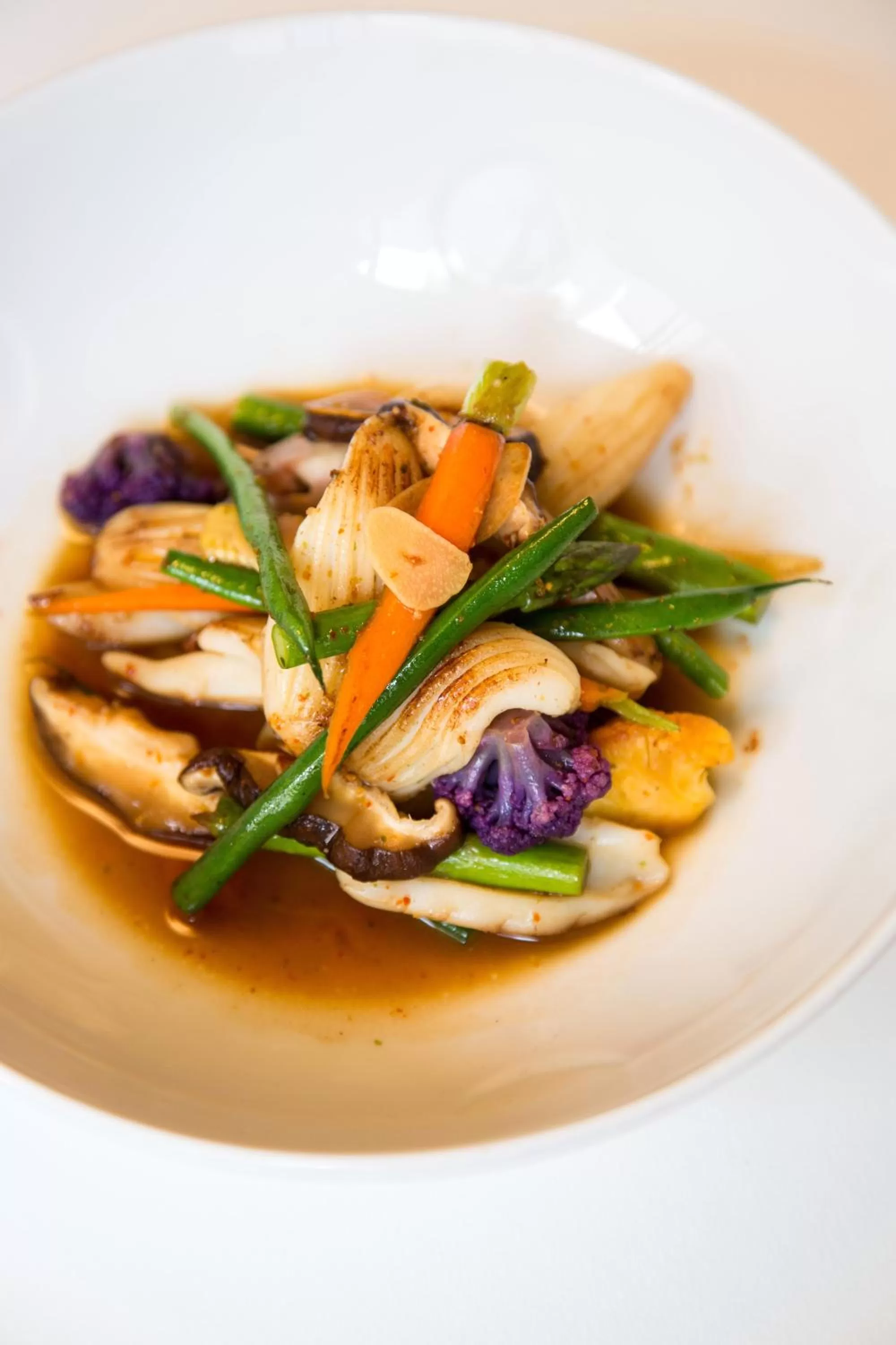 Food in Nobu Hotel Warsaw