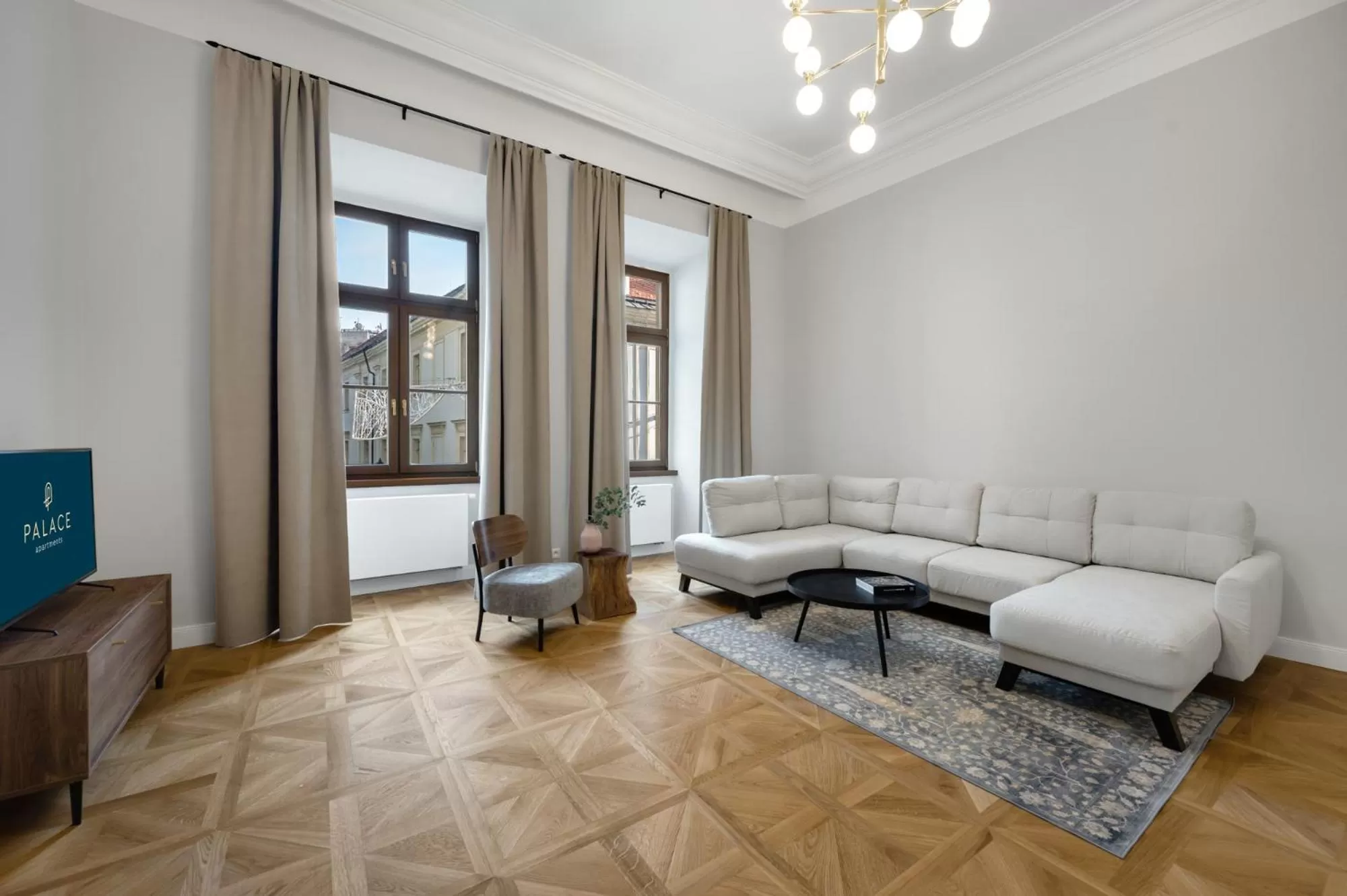 Living room in Palace Apartments