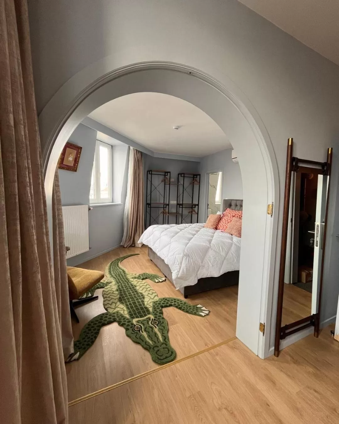 Bed in Hôtel La Pièce