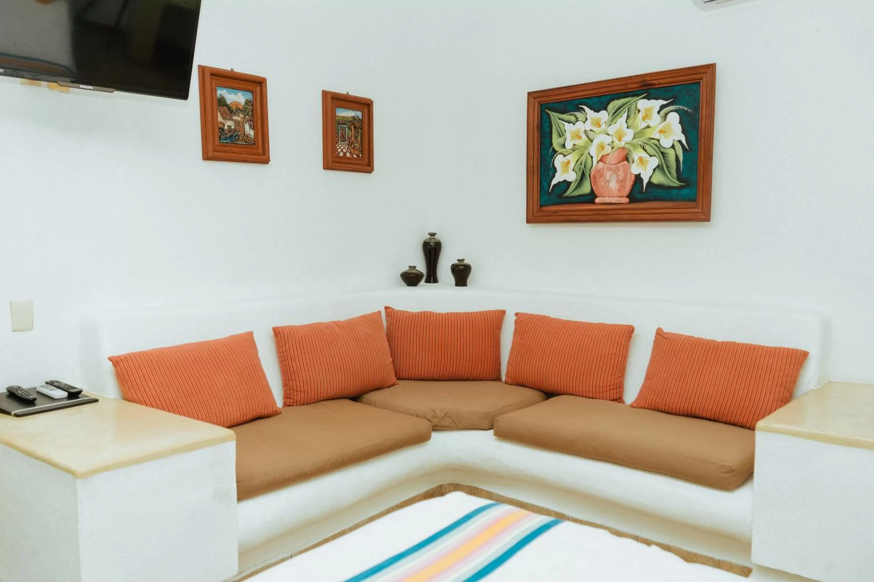 Living room in Arena Suites