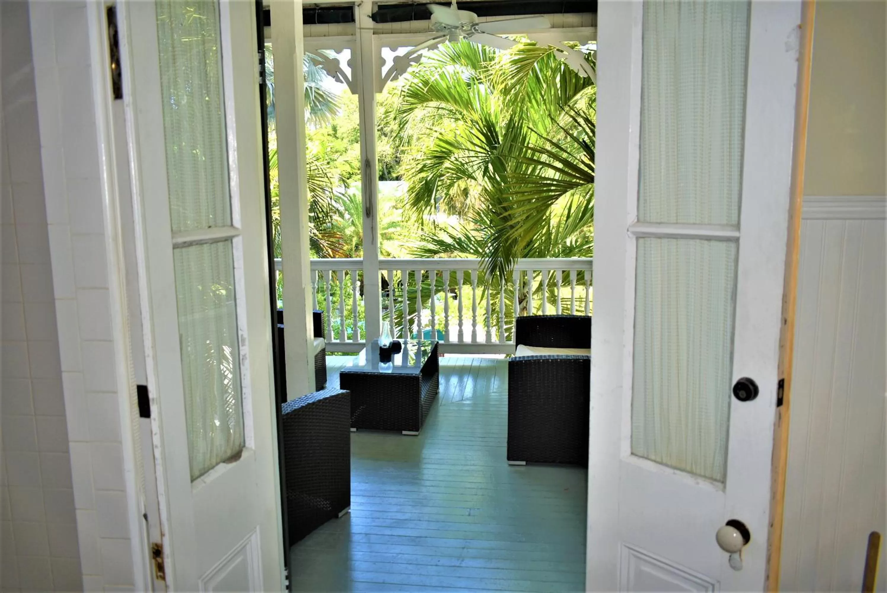 Balcony/Terrace in Simonton Court Historic Inn & Cottages