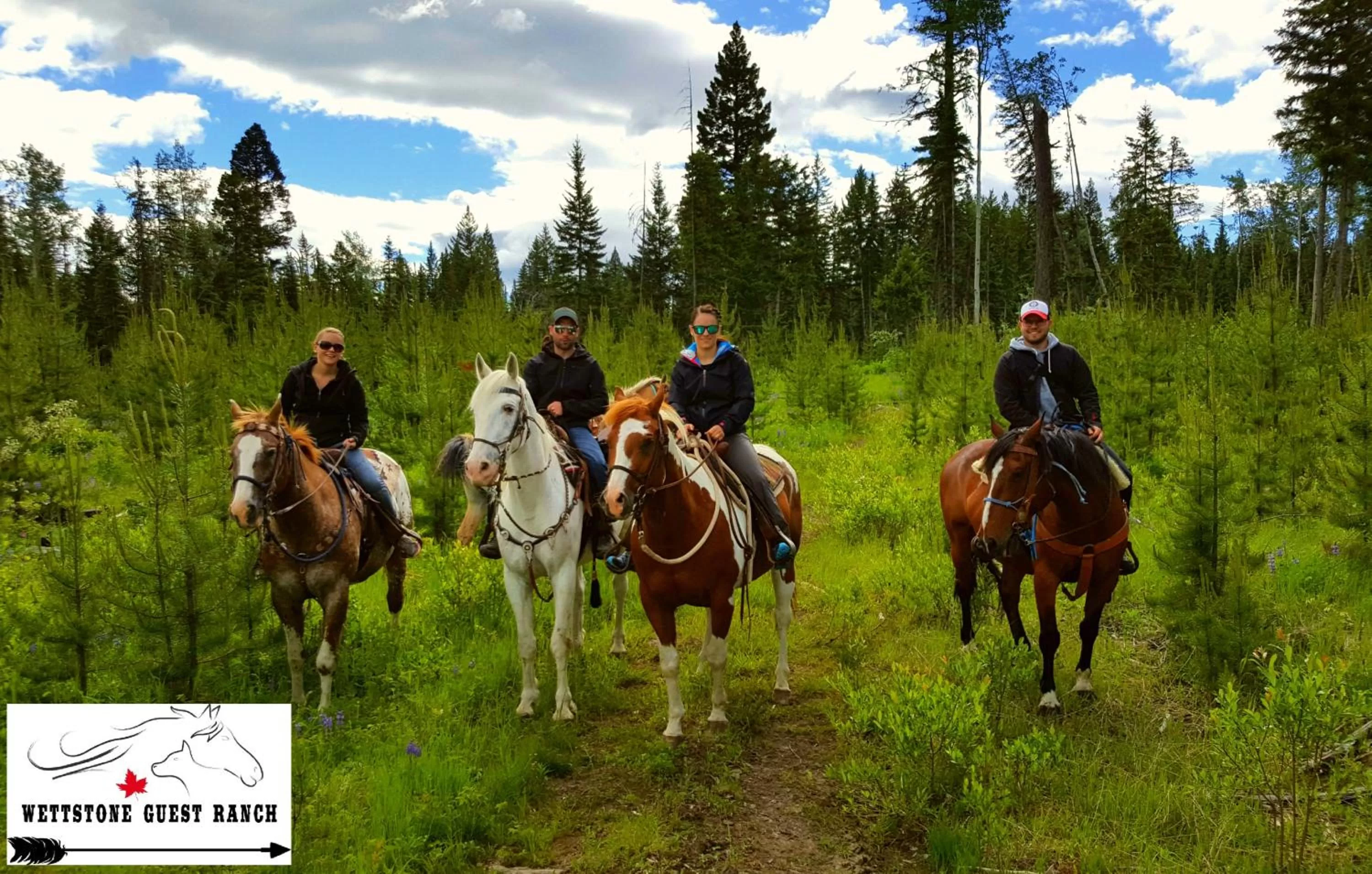 Horse-riding in Wettstone Guest Ranch