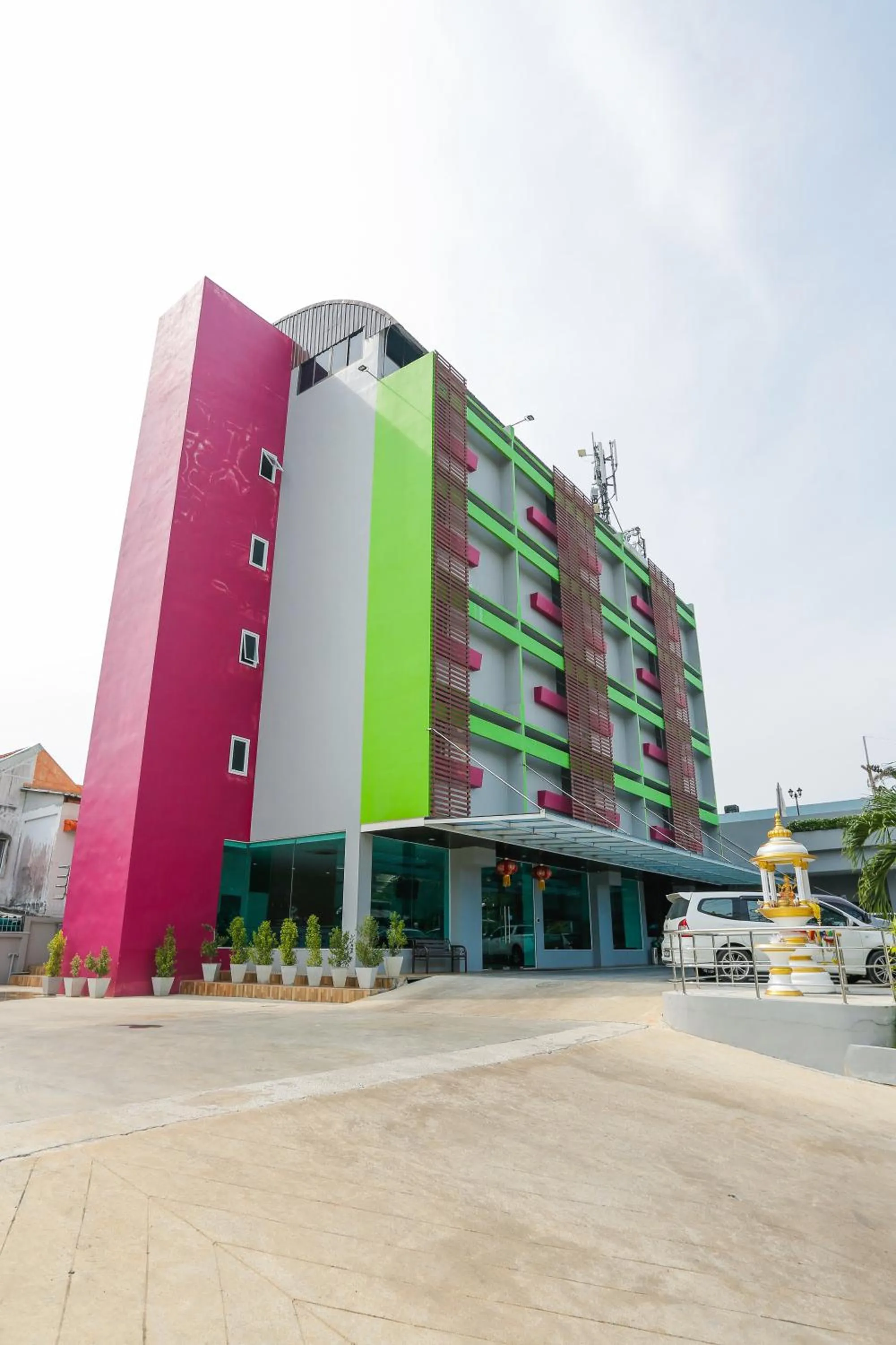 Property building in Blue Orchids Hotel