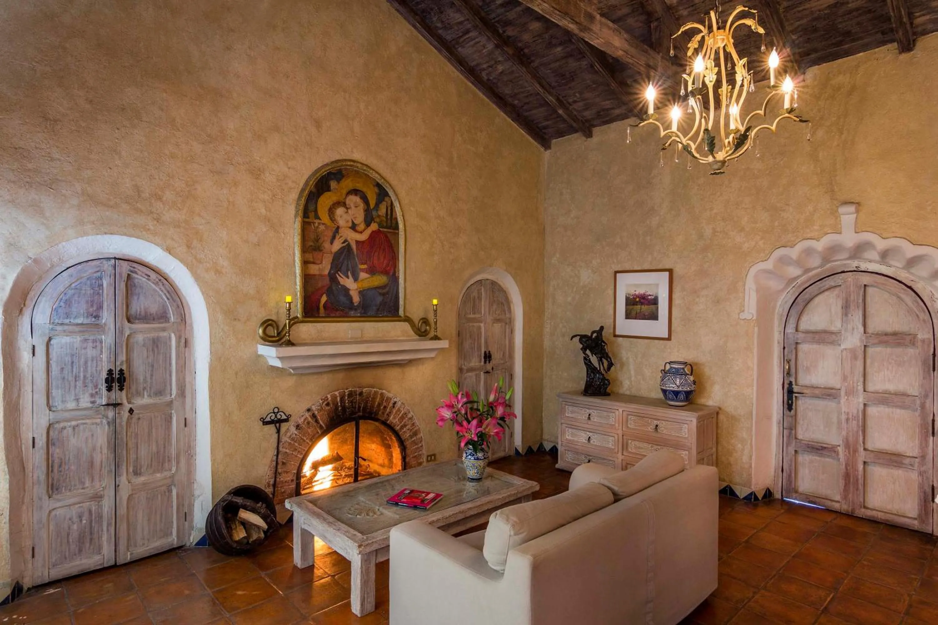 Seating area in Villa Santa Mónica