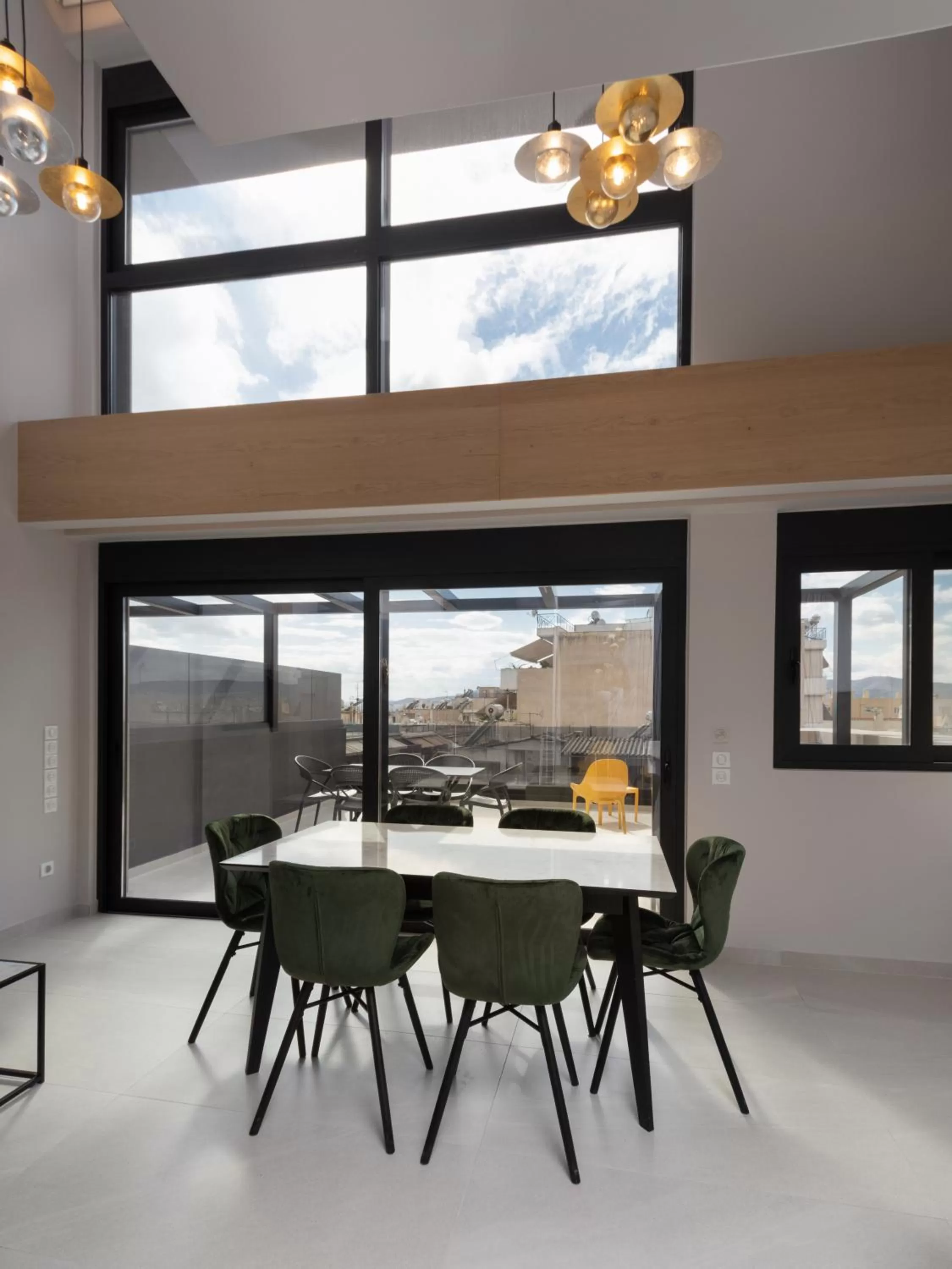 Dining area in LUX&EASY Athens Downtown Residences