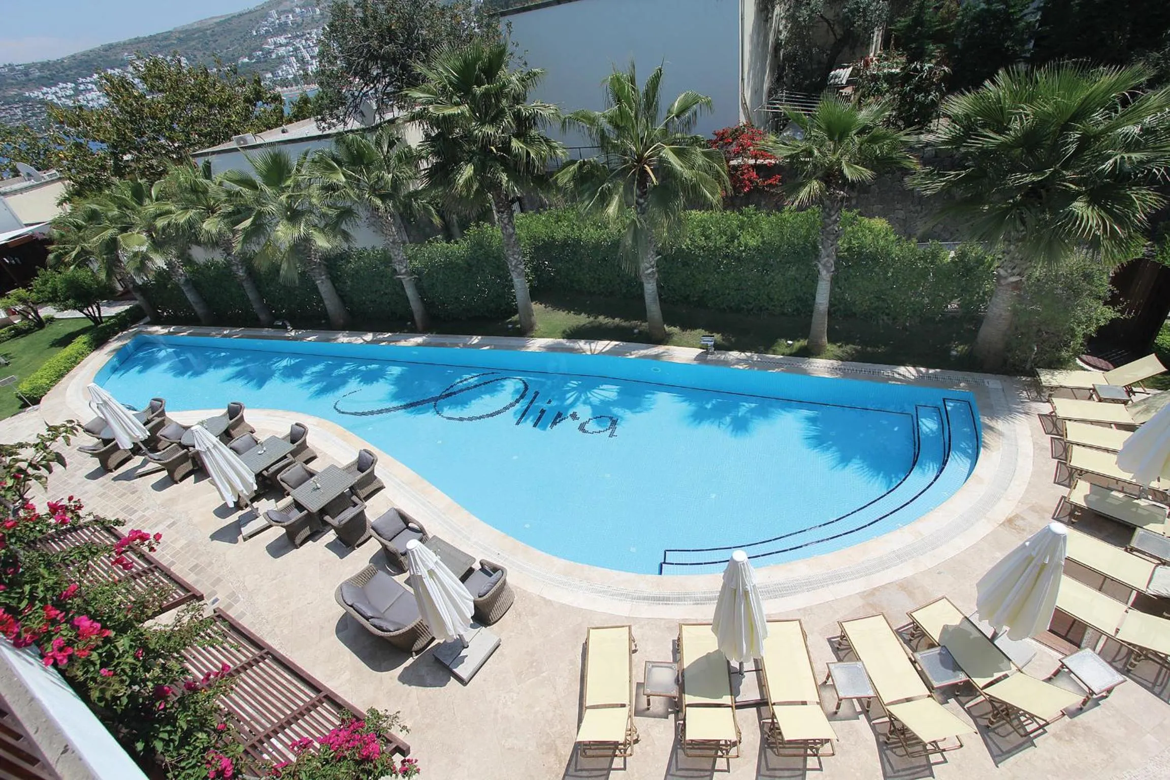 Bird's eye view in Olira Boutique Hotel&SPA