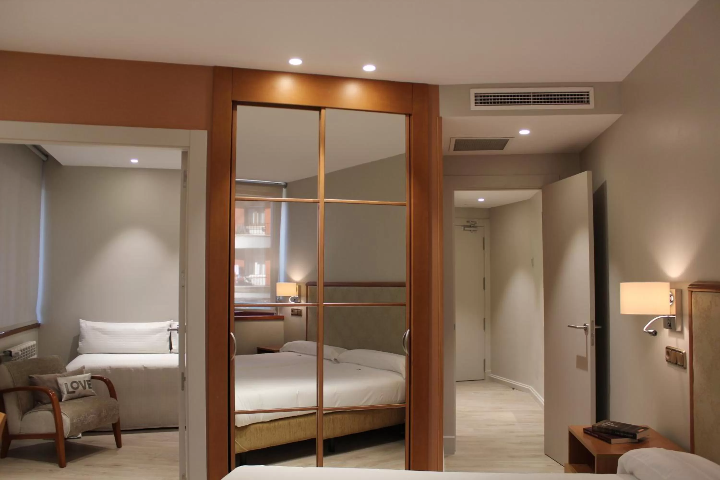 Bed in Hotel Carreño