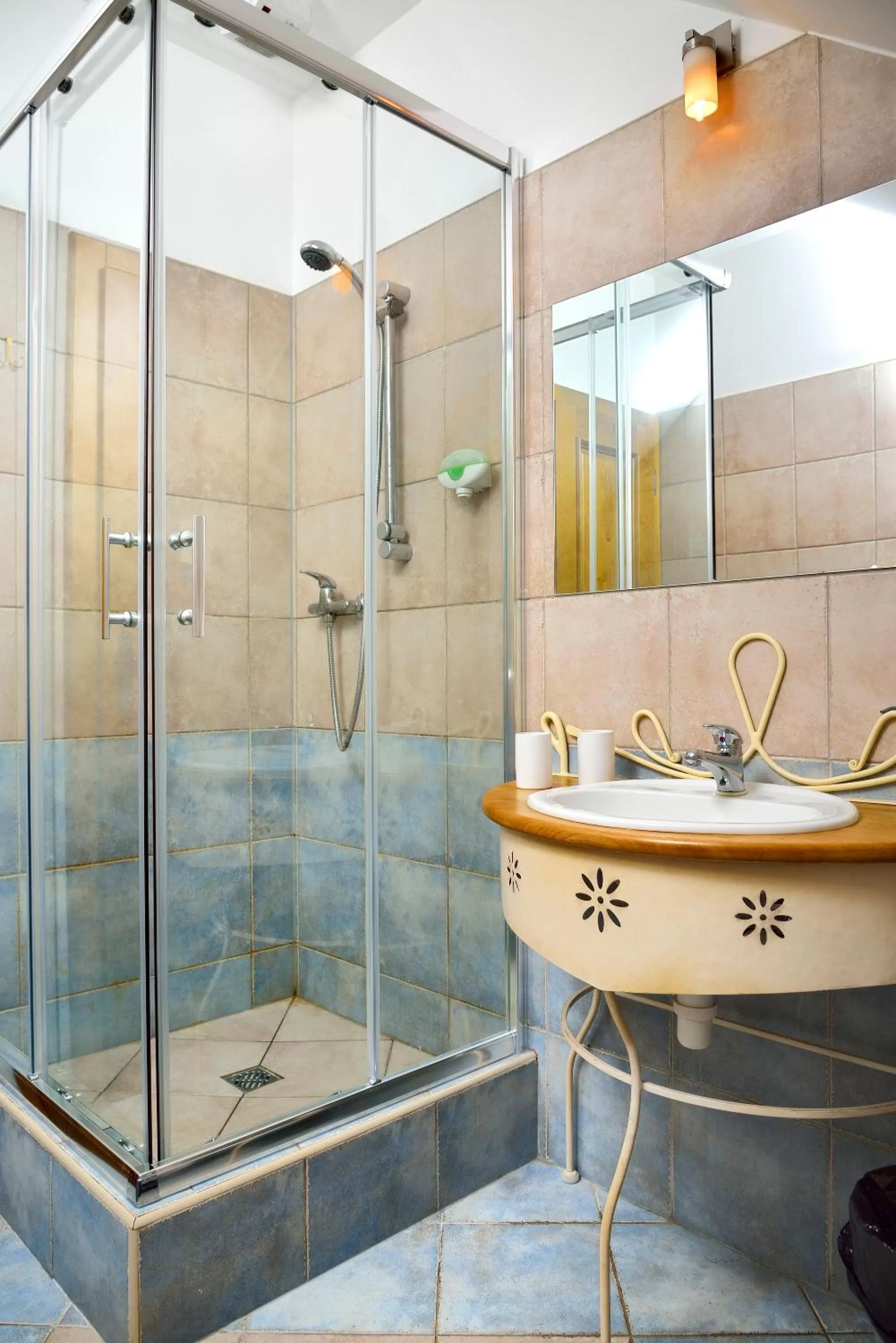 Bathroom in Hotel and restaurant Via Ironia