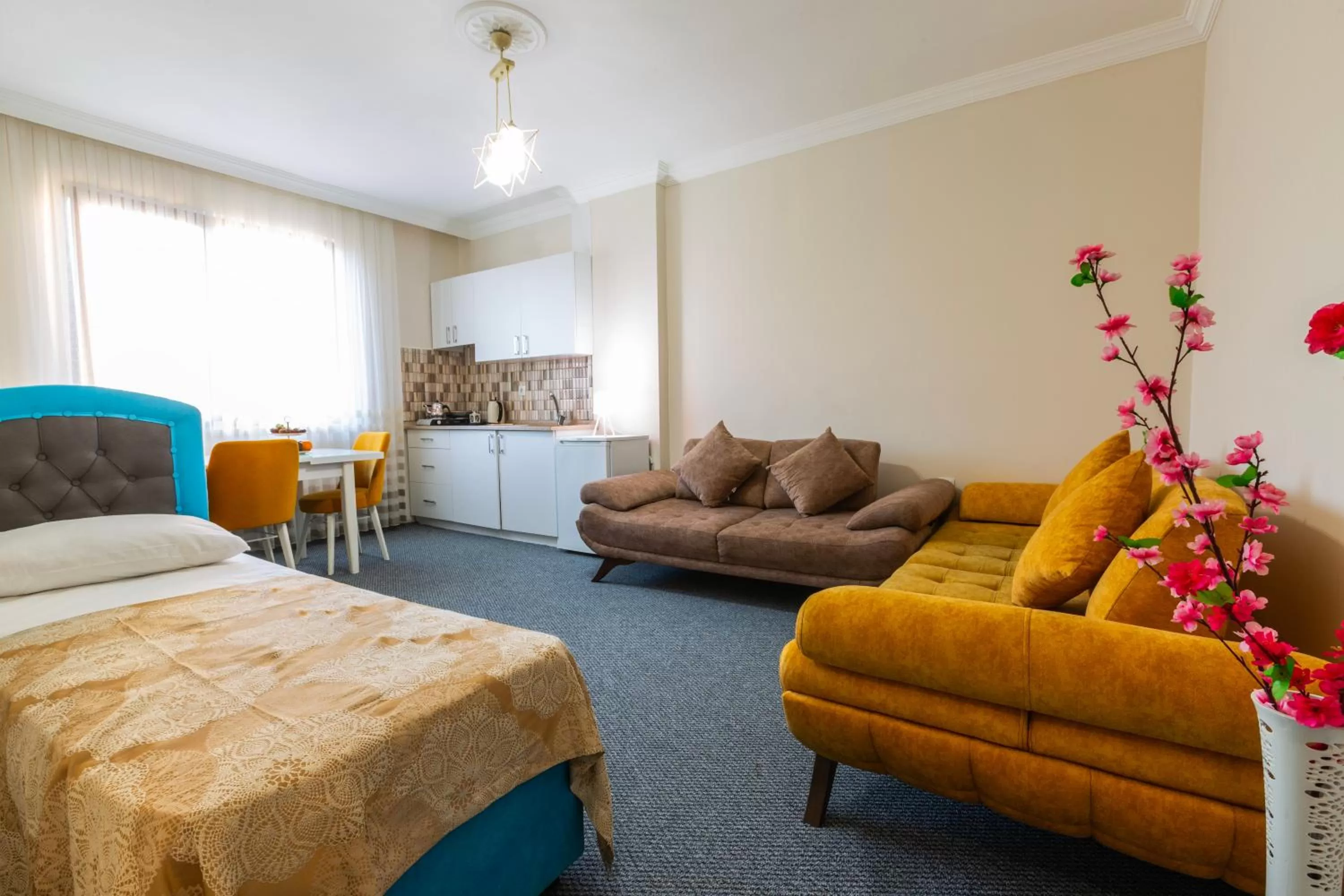 Seating Area in Bikka&Asell Suite Hotel